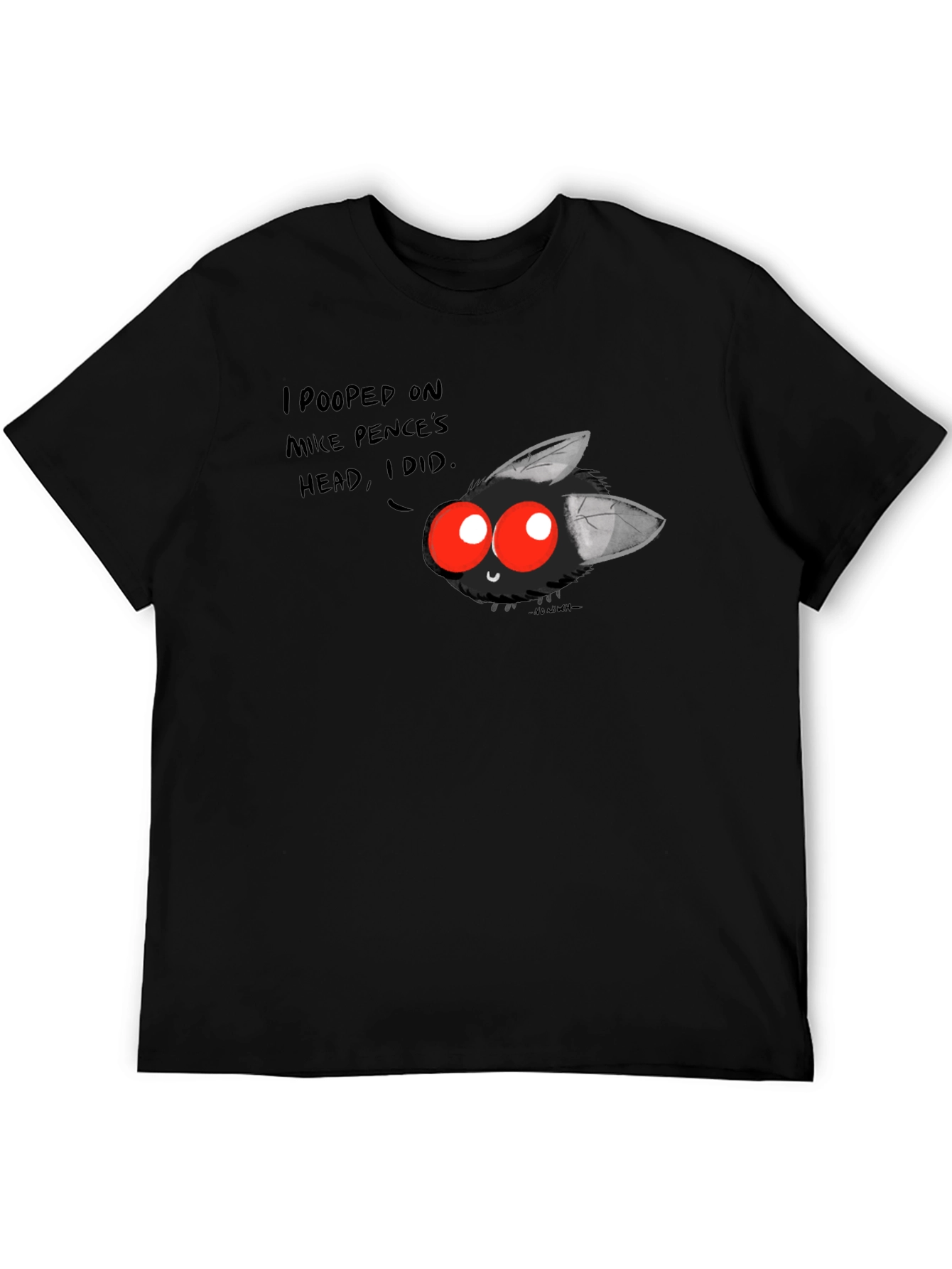 I Pooped on Mike Pences Head! Black T-Shirt