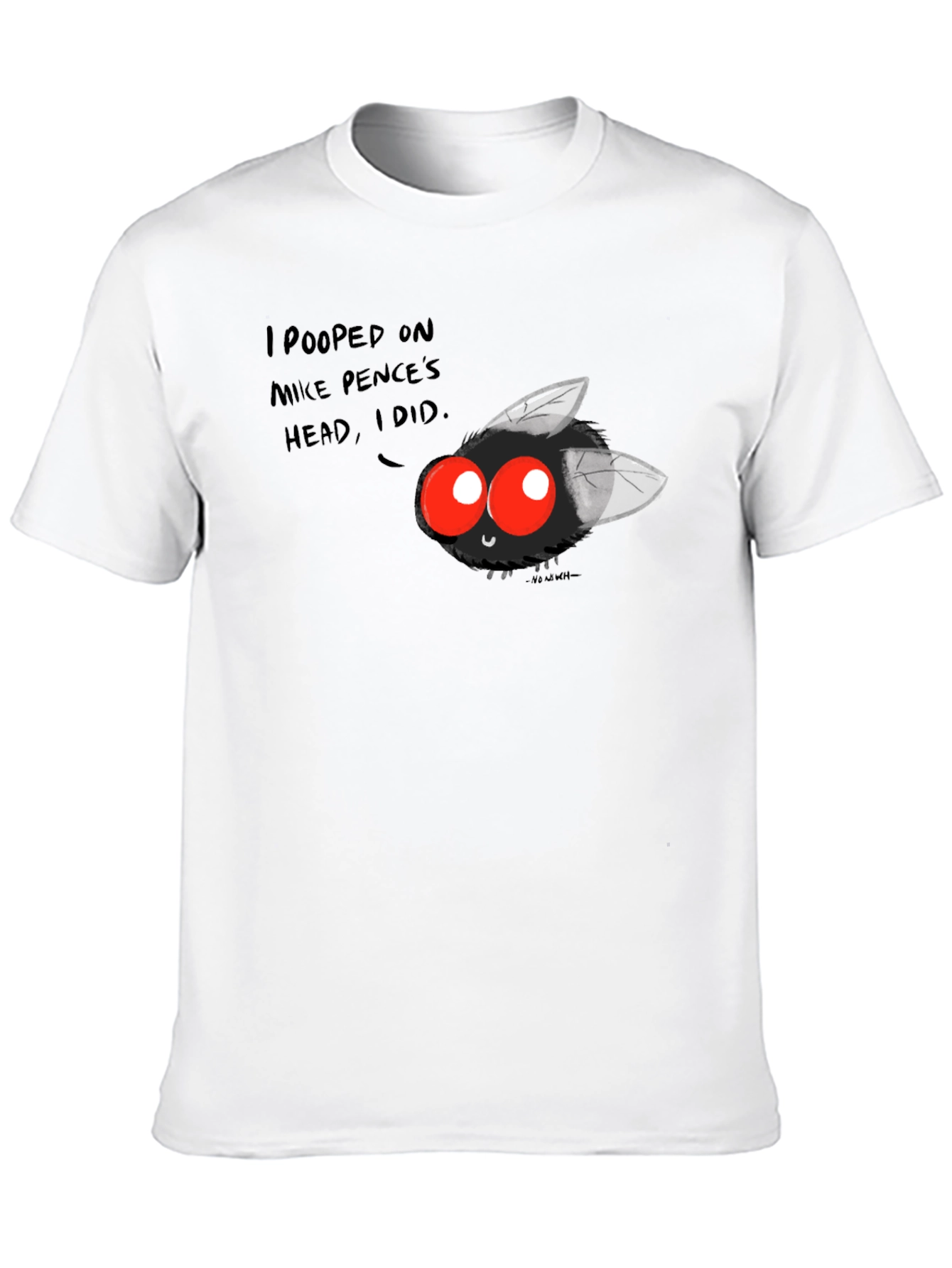 I Pooped on Mike Pences Head! Black T-Shirt