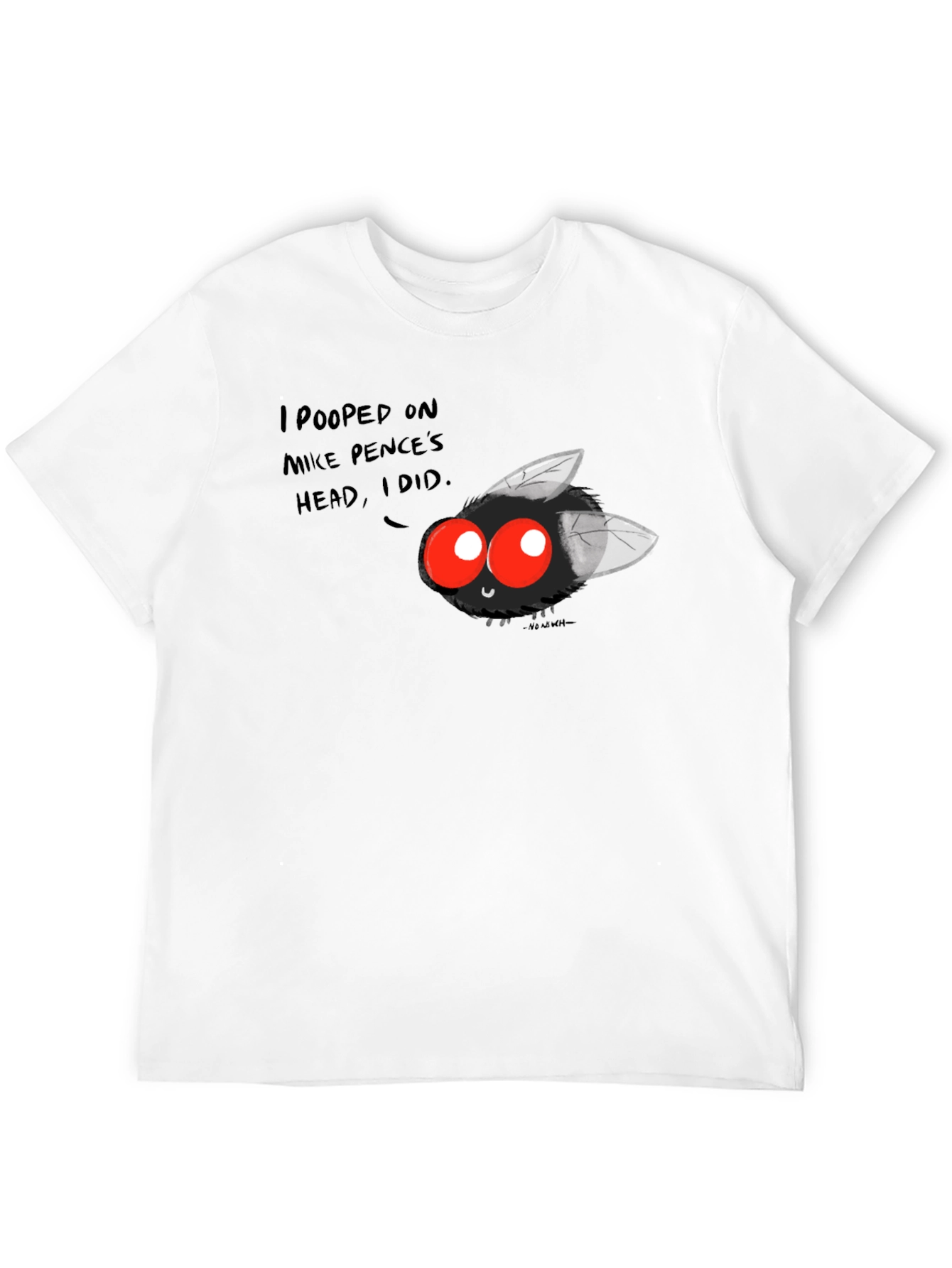 I Pooped on Mike Pences Head! Black T-Shirt
