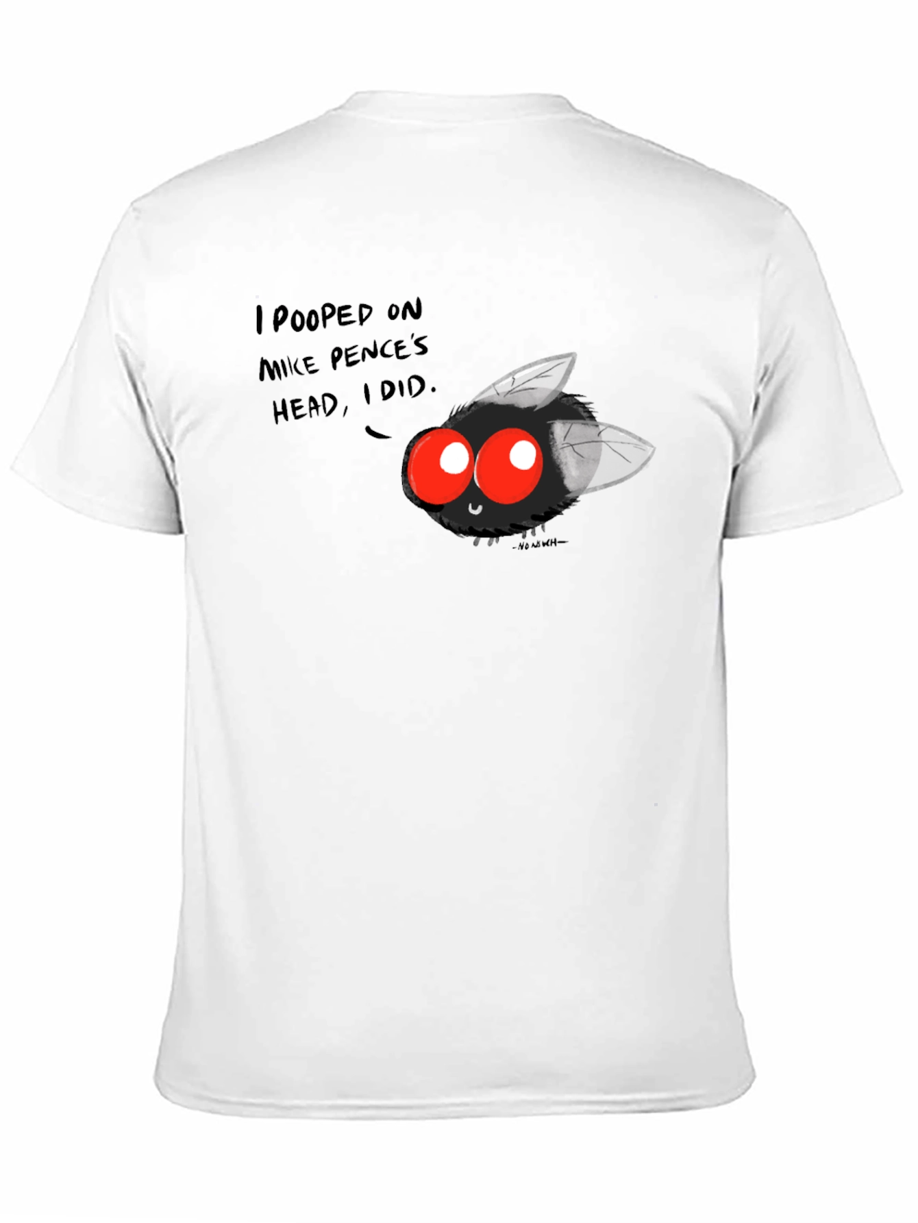 I Pooped on Mike Pences Head! Black T-Shirt