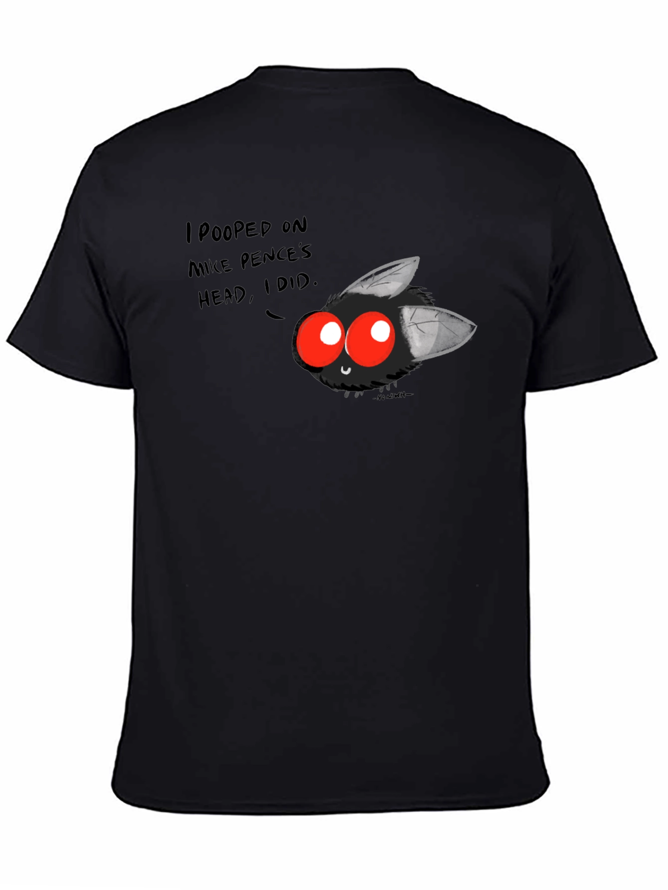 I Pooped on Mike Pences Head! Black T-Shirt