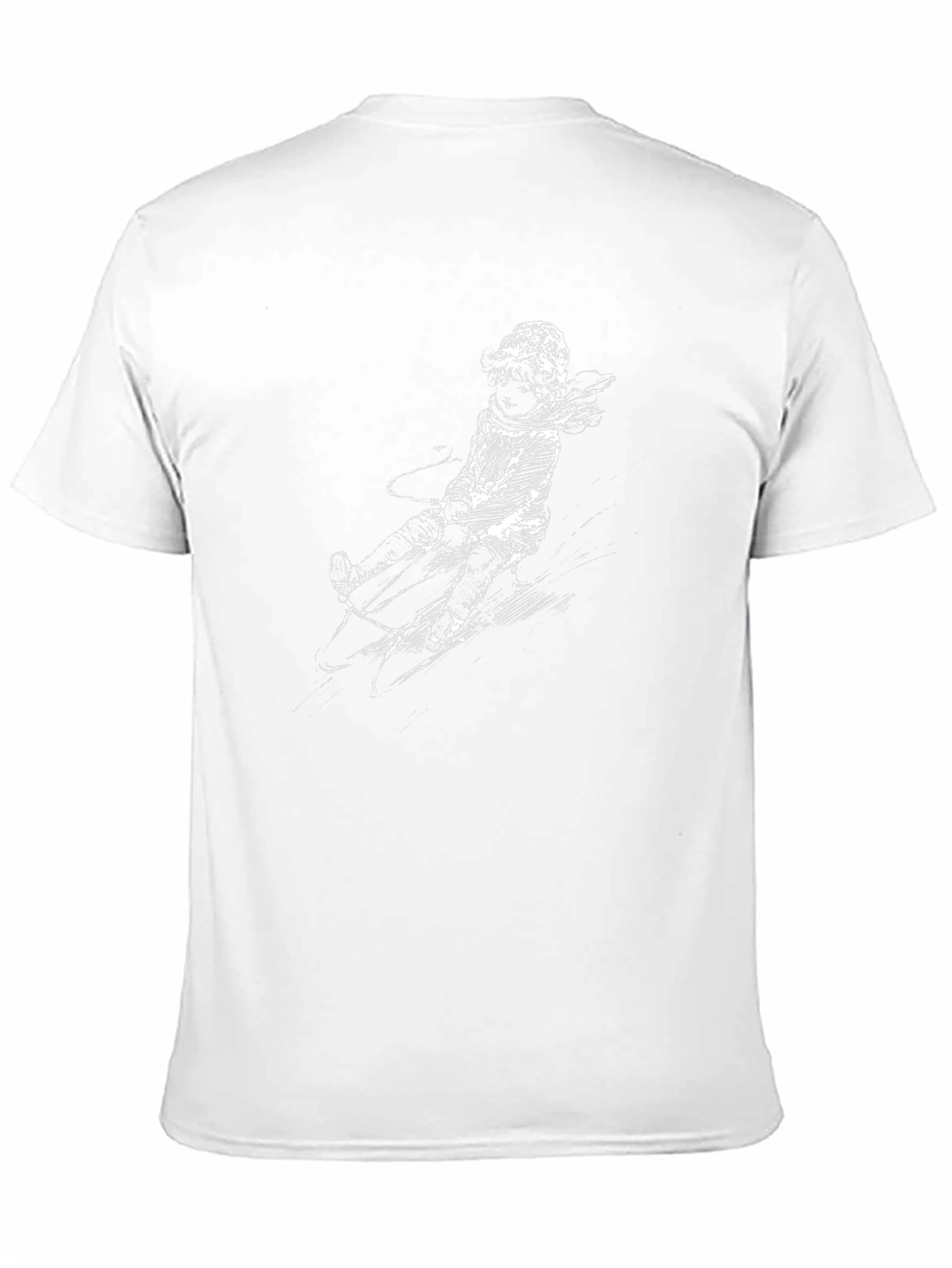 Black T-Shirt with Graphic Print