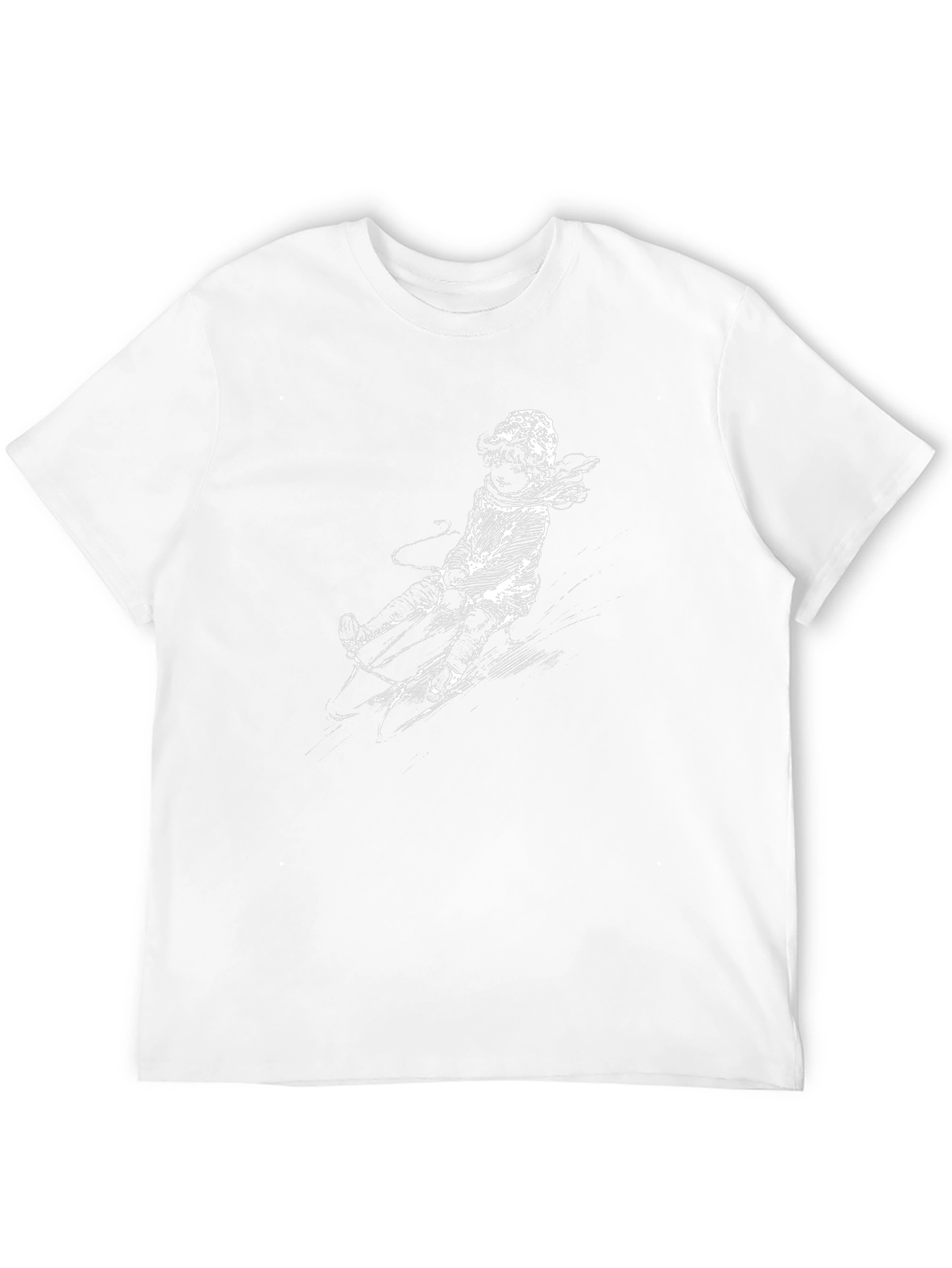 Black T-Shirt with Graphic Print