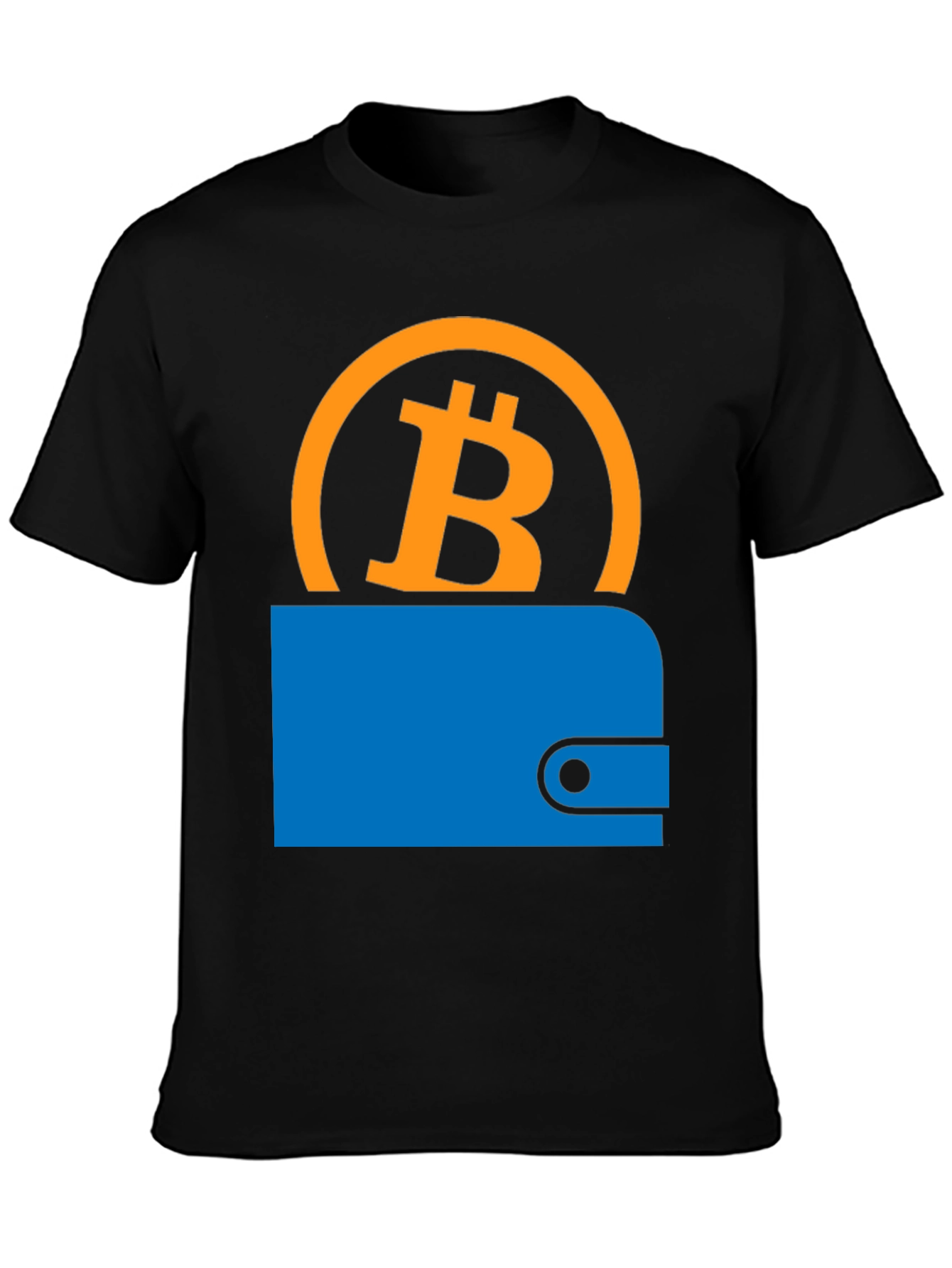 Bitcoin Wallet Graphic Tee - Crypto Style