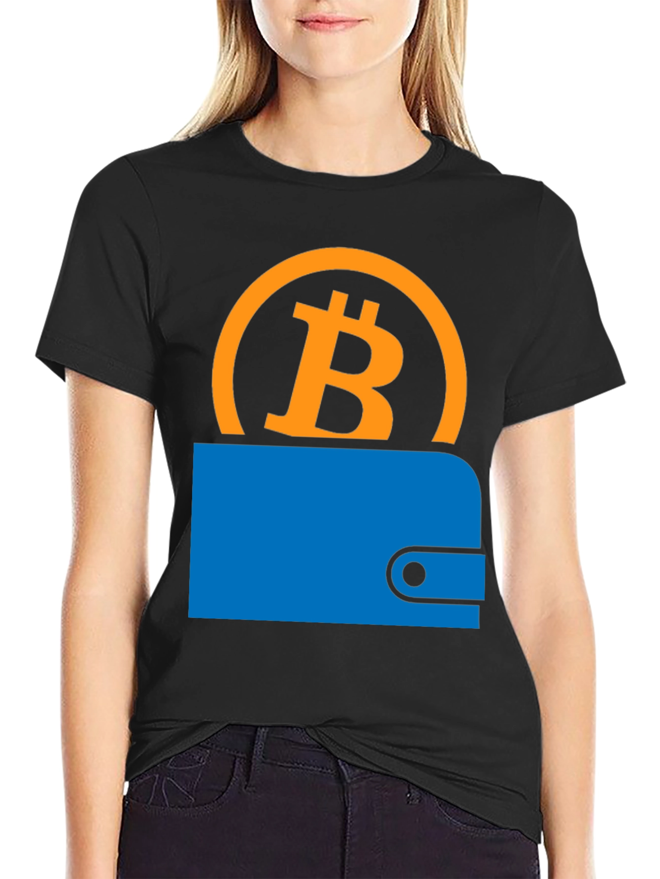 Bitcoin Wallet Graphic Tee - Crypto Style
