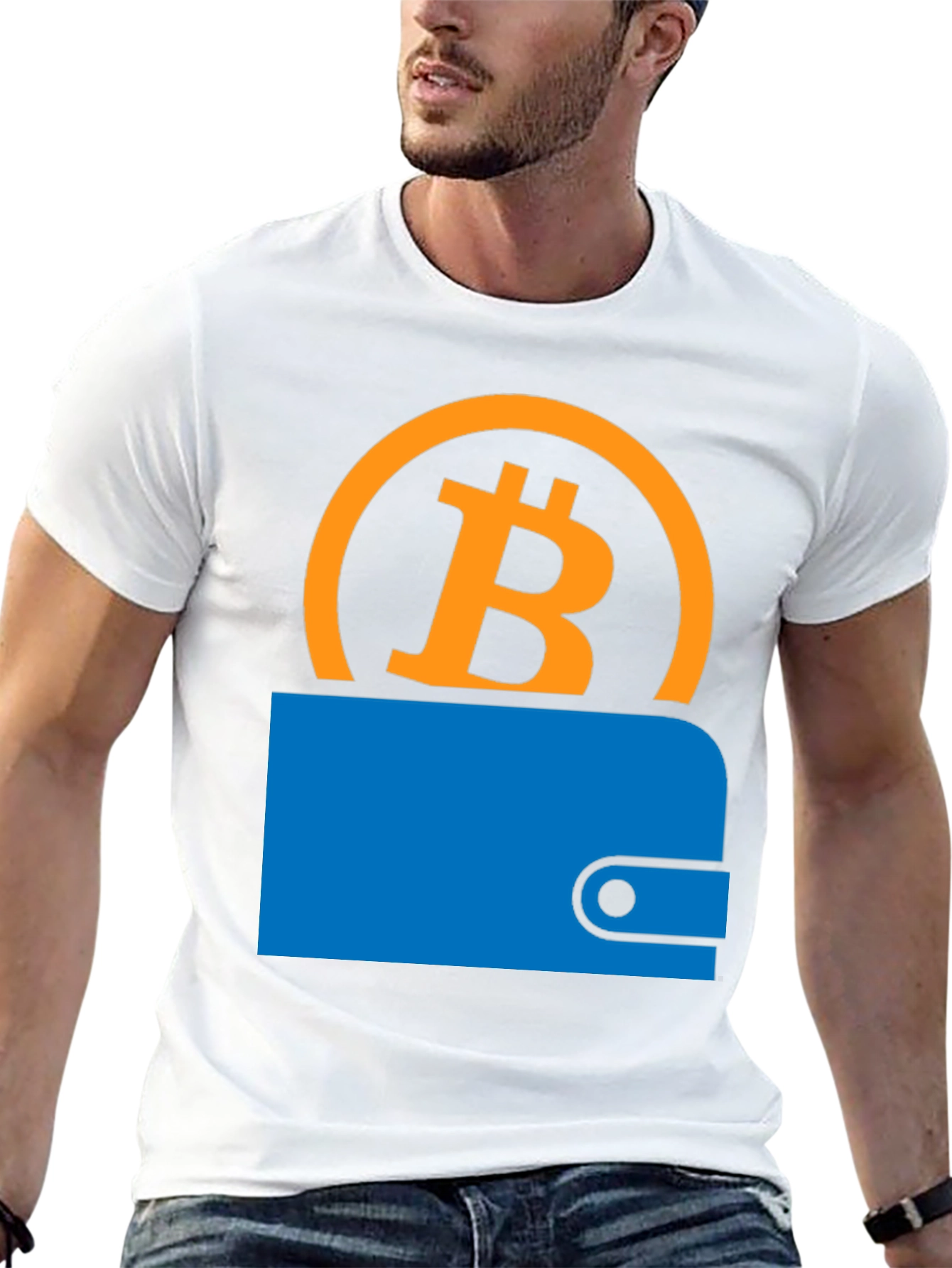 Bitcoin Wallet Graphic Tee - Crypto Style