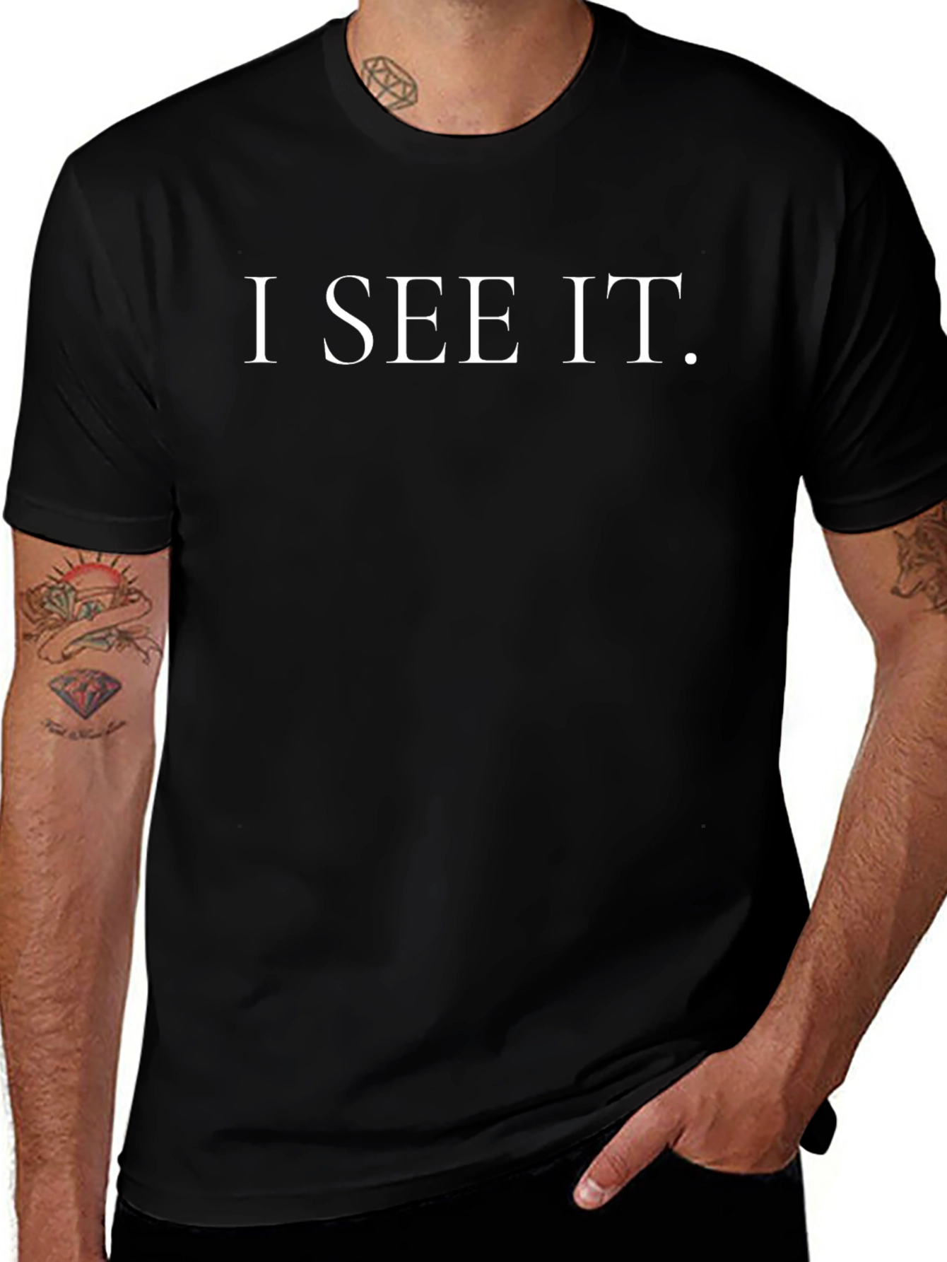 I See It T-Shirt - Black Graphic Tee