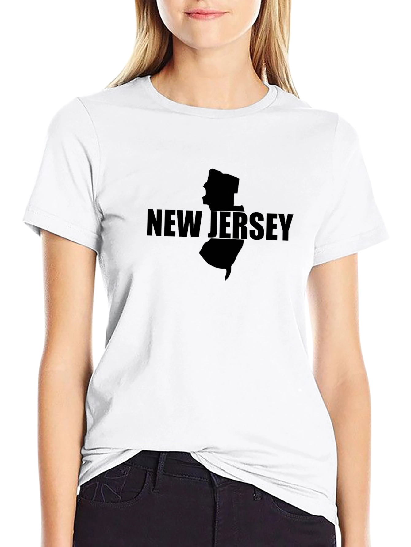 New Jersey State Pride T-Shirt - Black