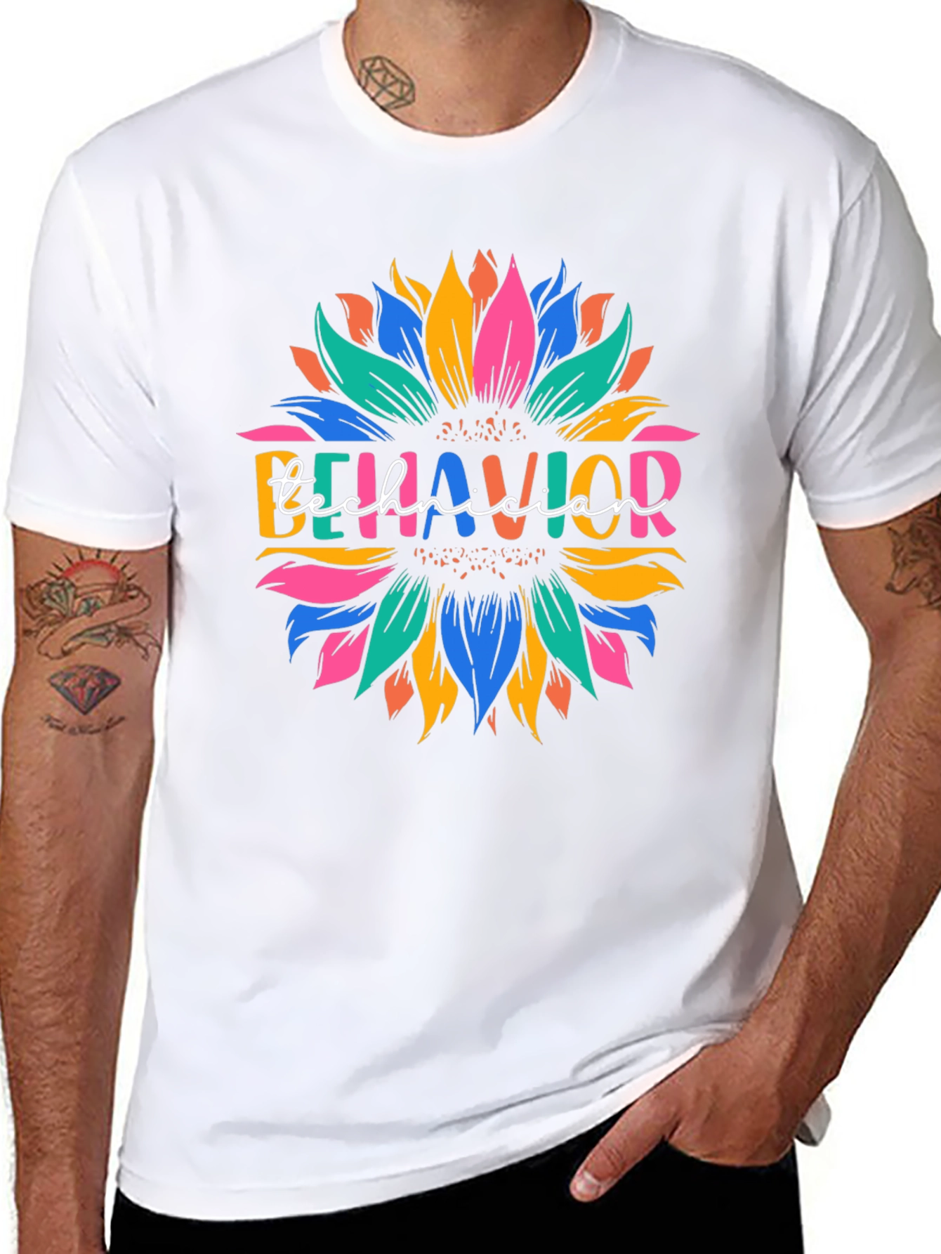 Behavior Technician Sunflower T-Shirt