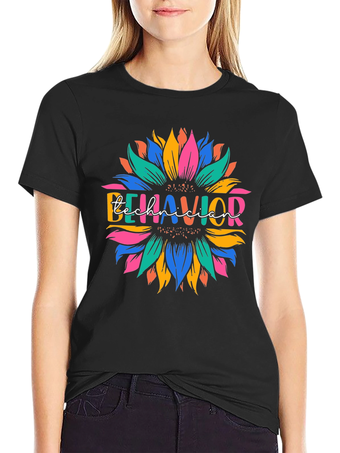 Behavior Technician Sunflower T-Shirt