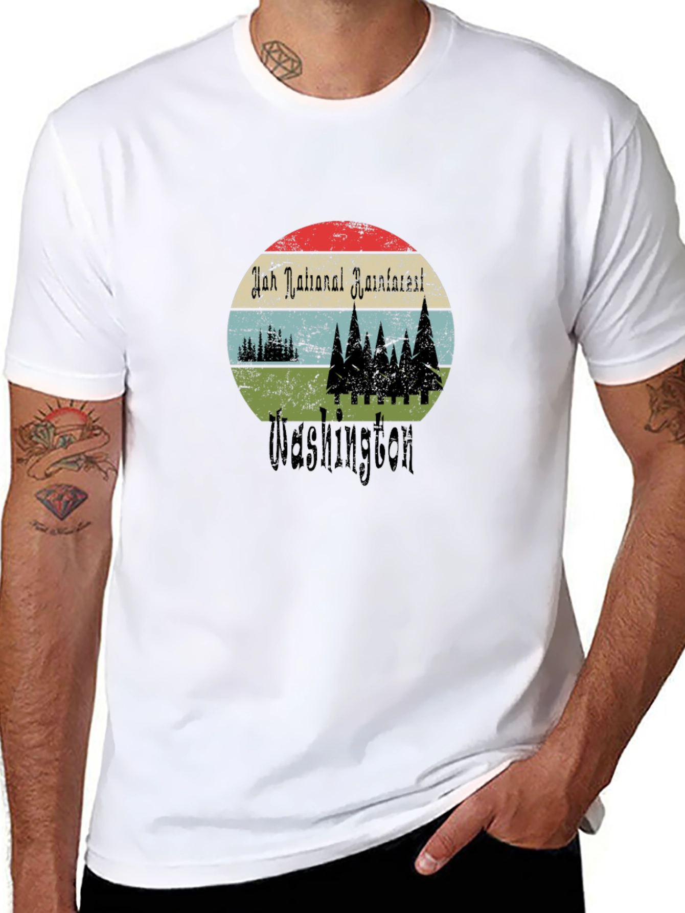 Hoh Rainforest Washington Graphic Tee
