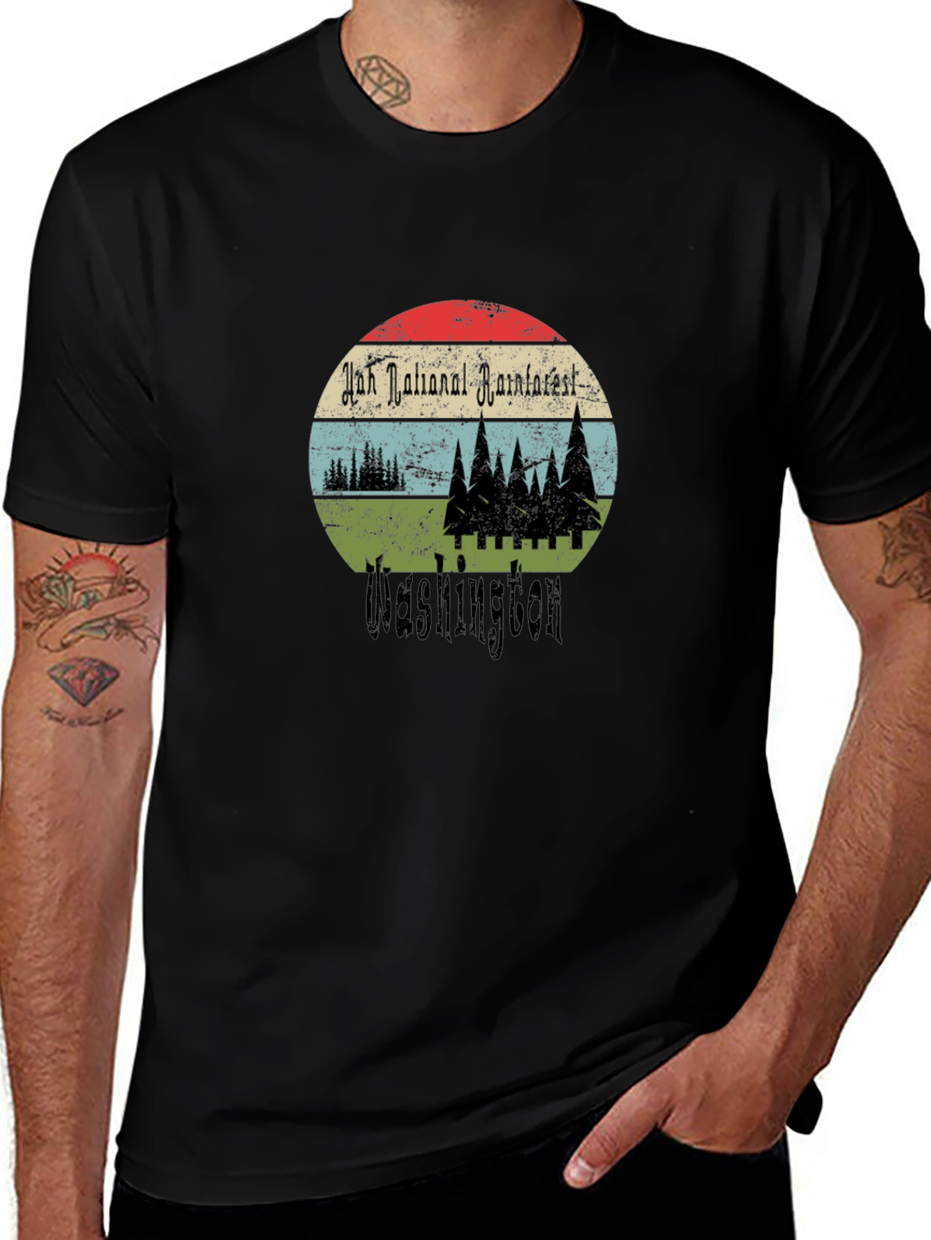 Hoh Rainforest Washington Graphic Tee