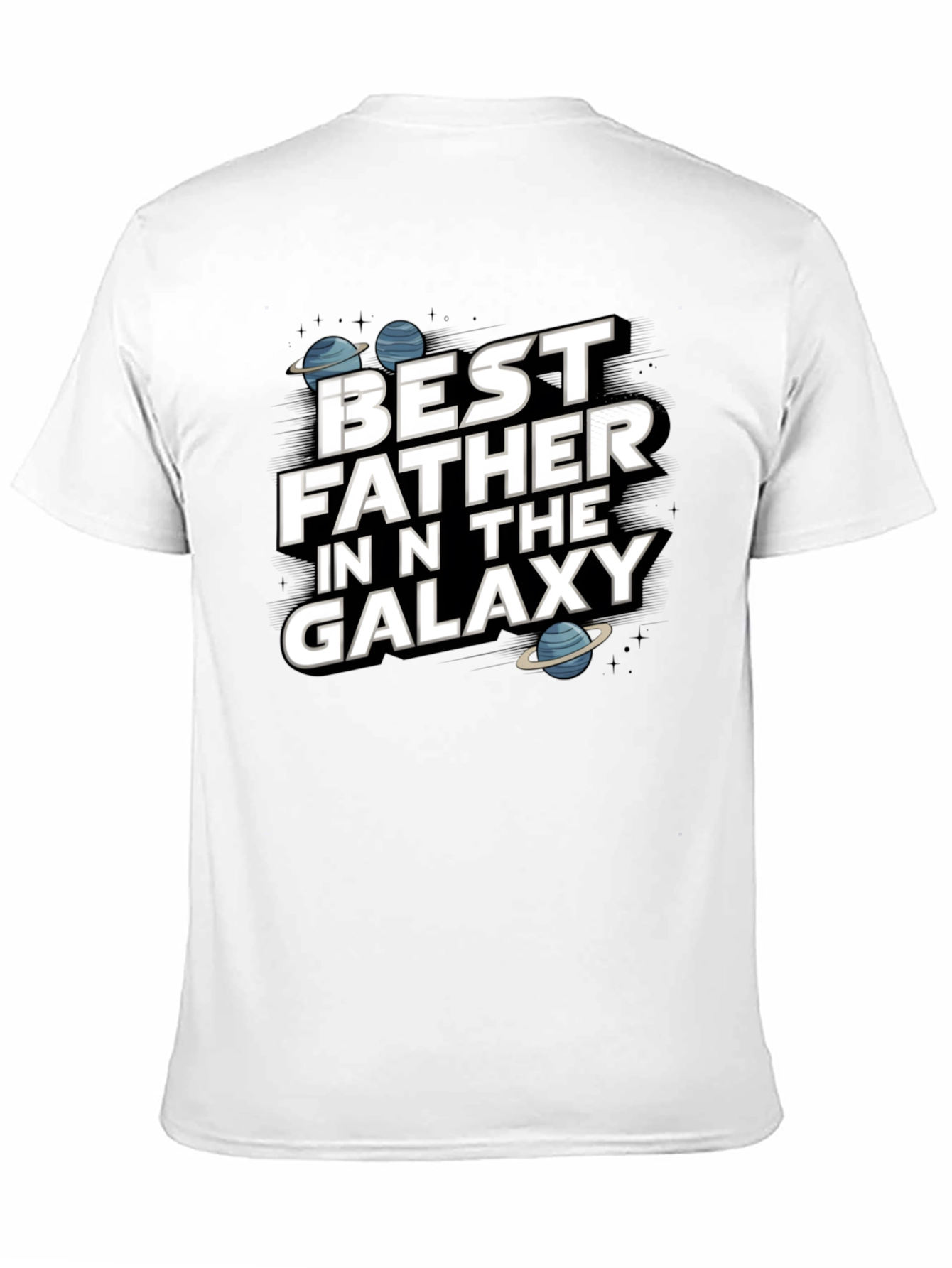 Best Father in the Galaxy Graphic T-Shirt