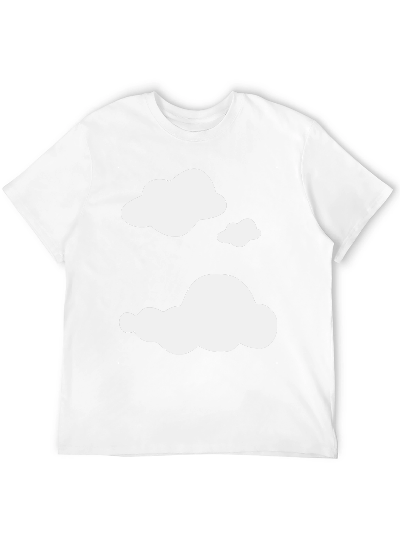 Cloud Print Black T-Shirt