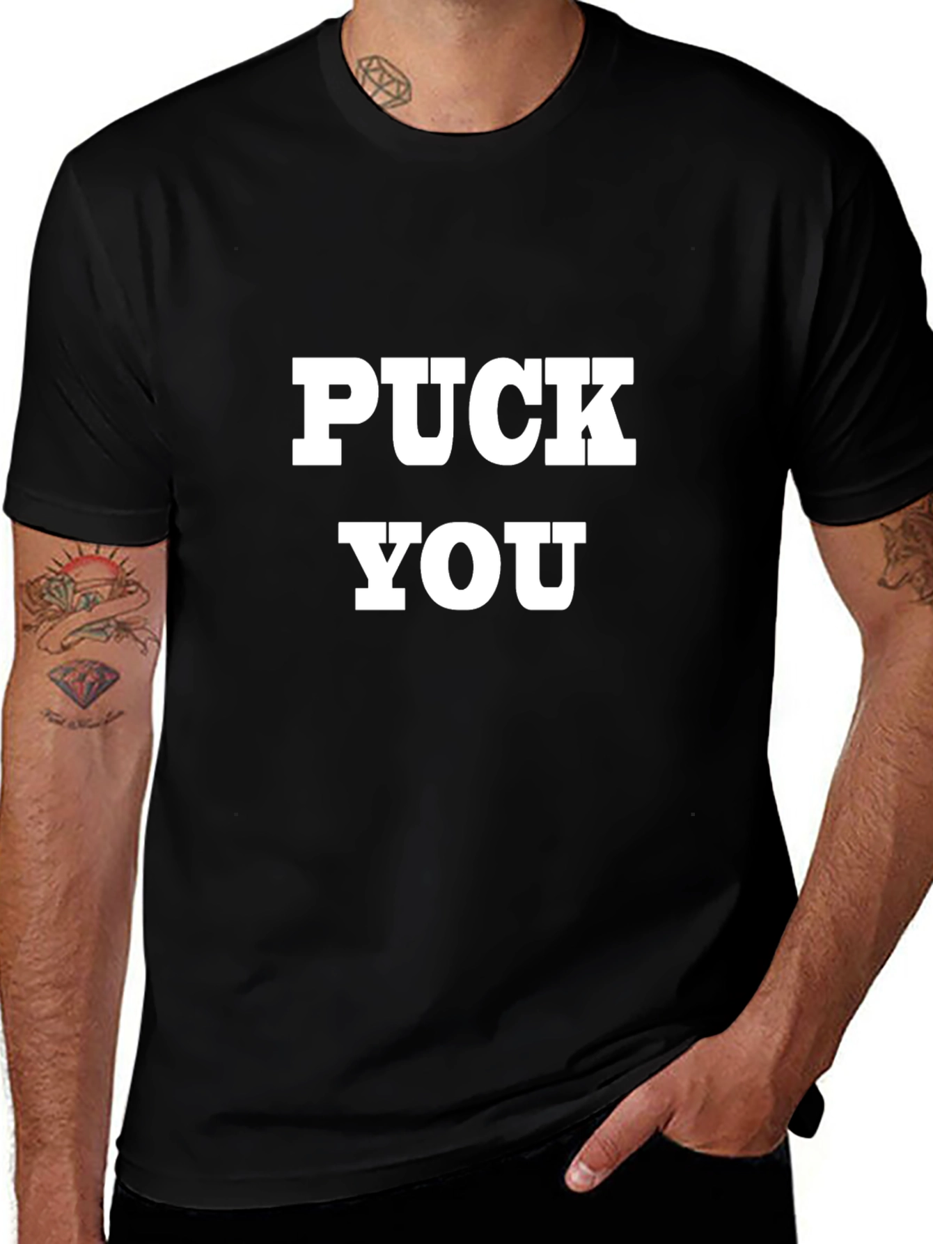 Puck You Graphic T-Shirt - Bold Statement Tee