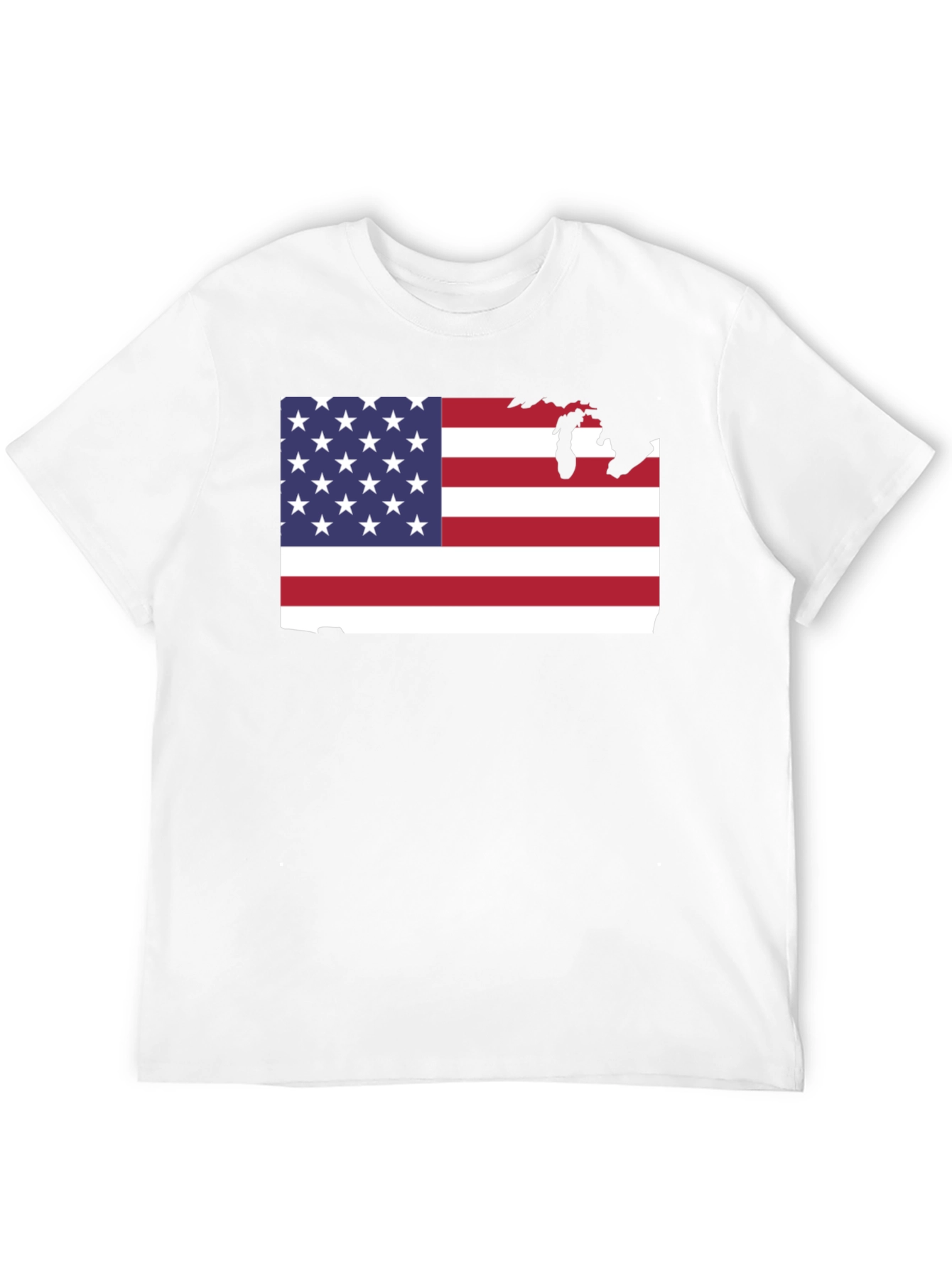 Michigan USA Flag T-Shirt