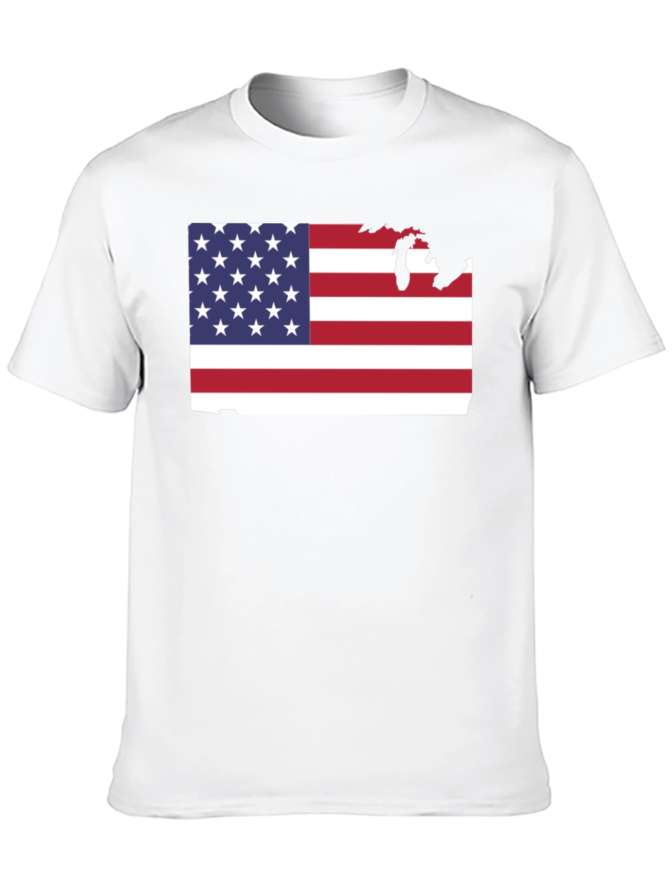 Michigan USA Flag T-Shirt