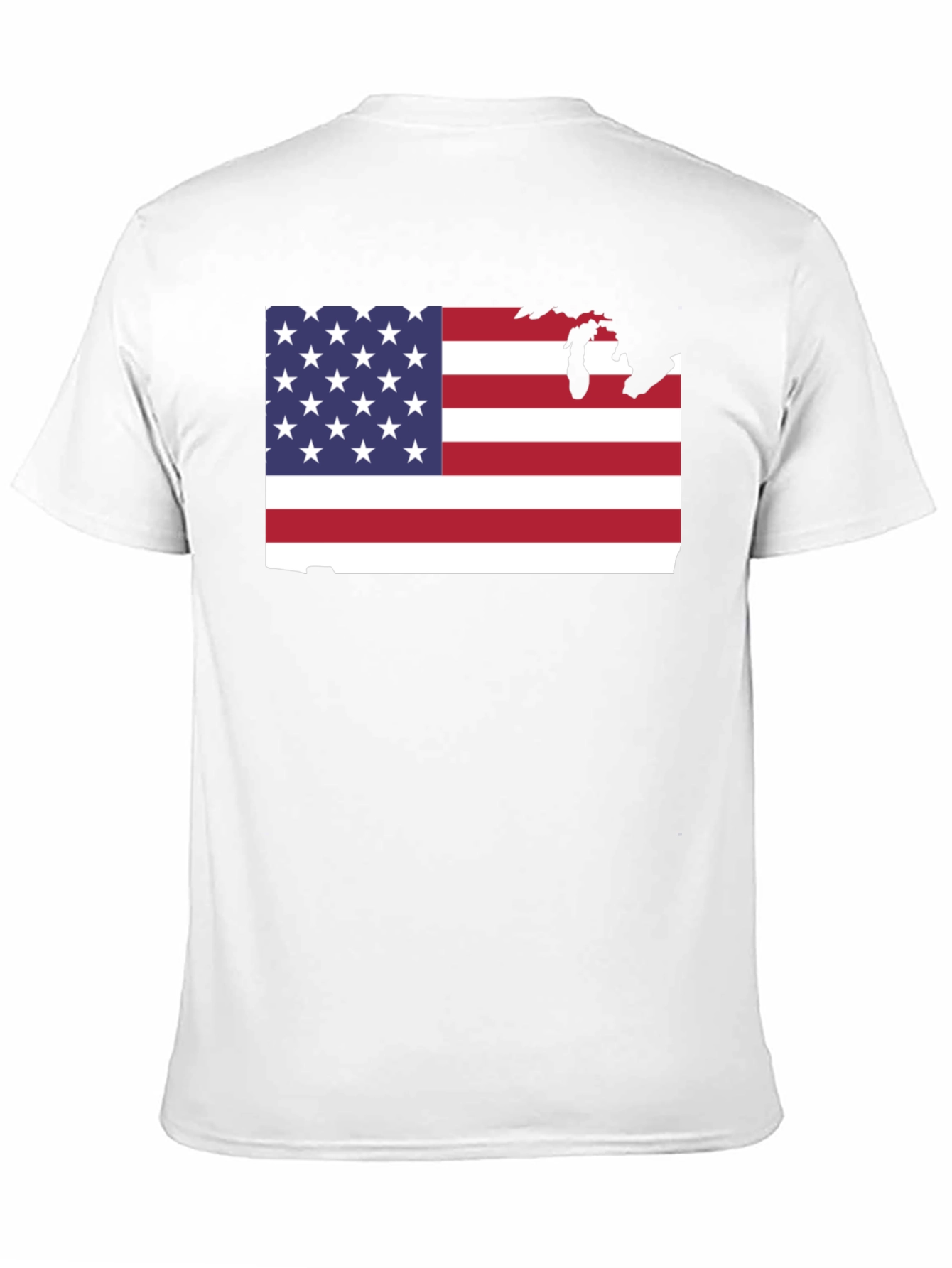 Michigan USA Flag T-Shirt