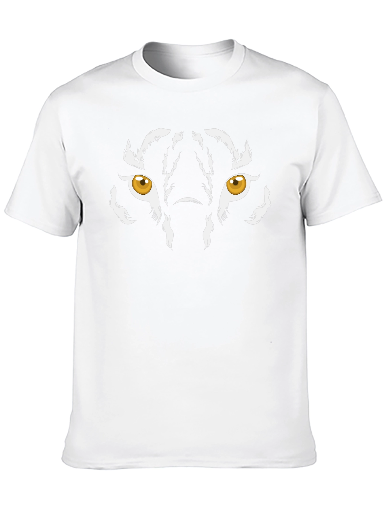 Tiger Eyes Graphic Tee - Mens Black T-Shirt