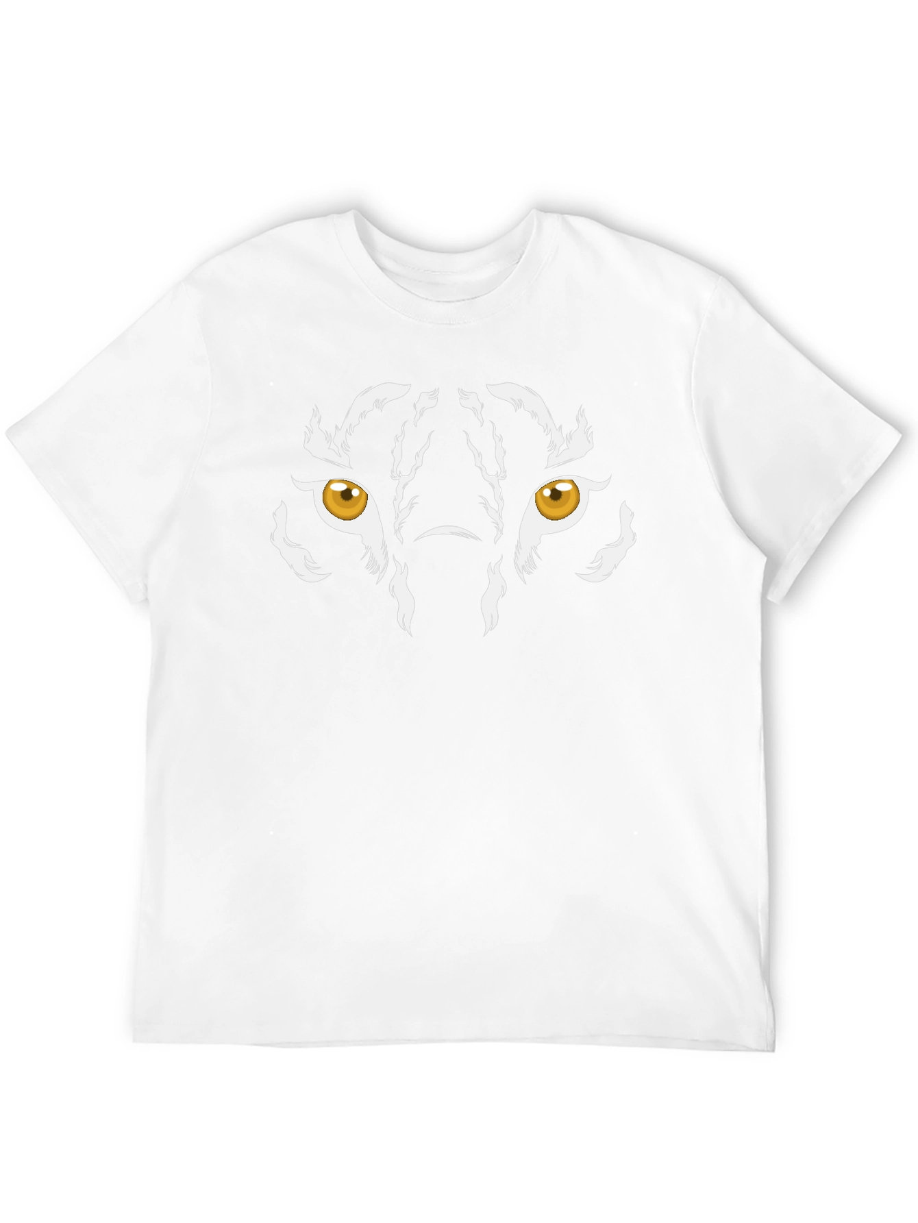 Tiger Eyes Graphic Tee - Mens Black T-Shirt
