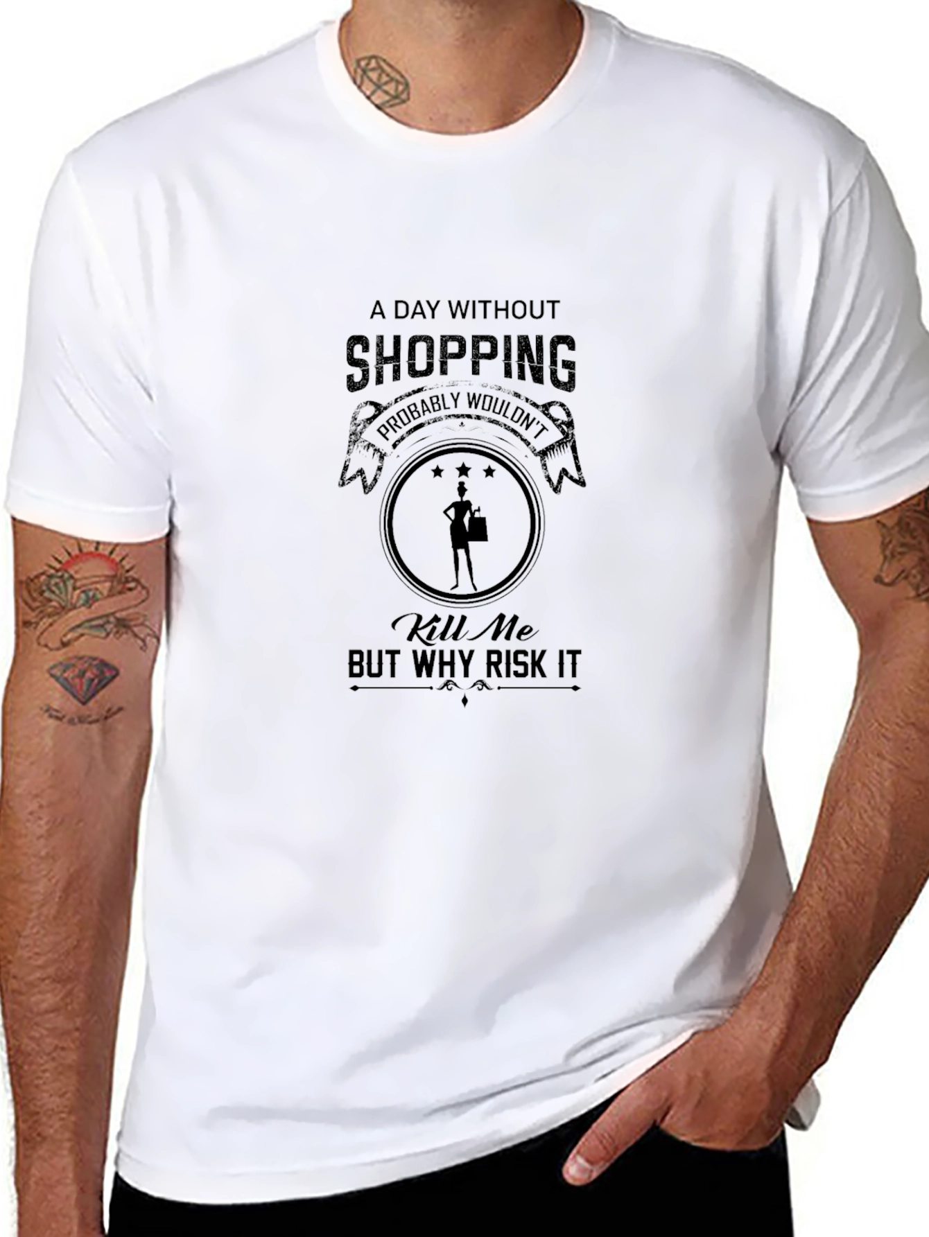 Shopping T-Shirt: A Day Without Shopping