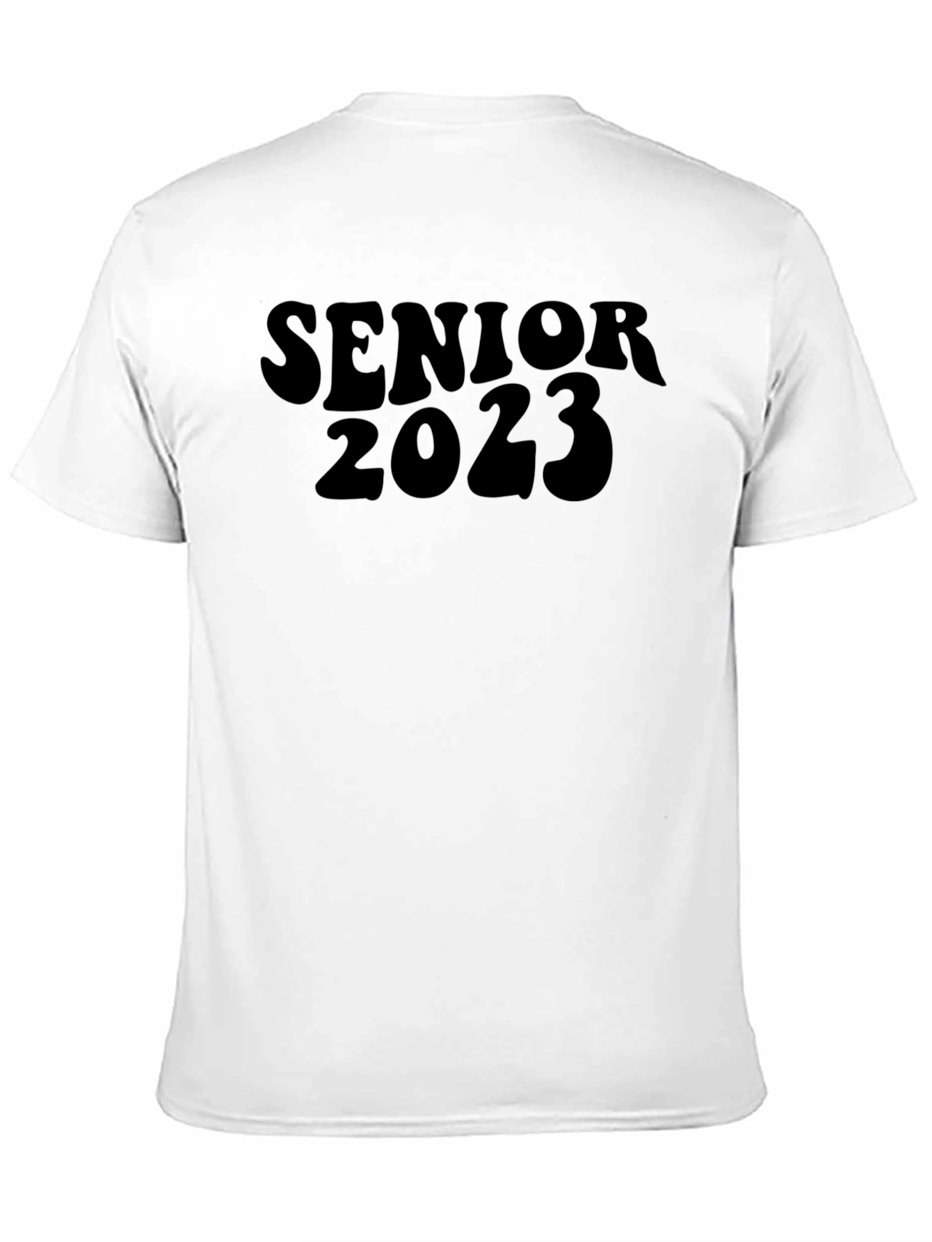 Senior 2023 Black T-Shirt - Graduation Apparel