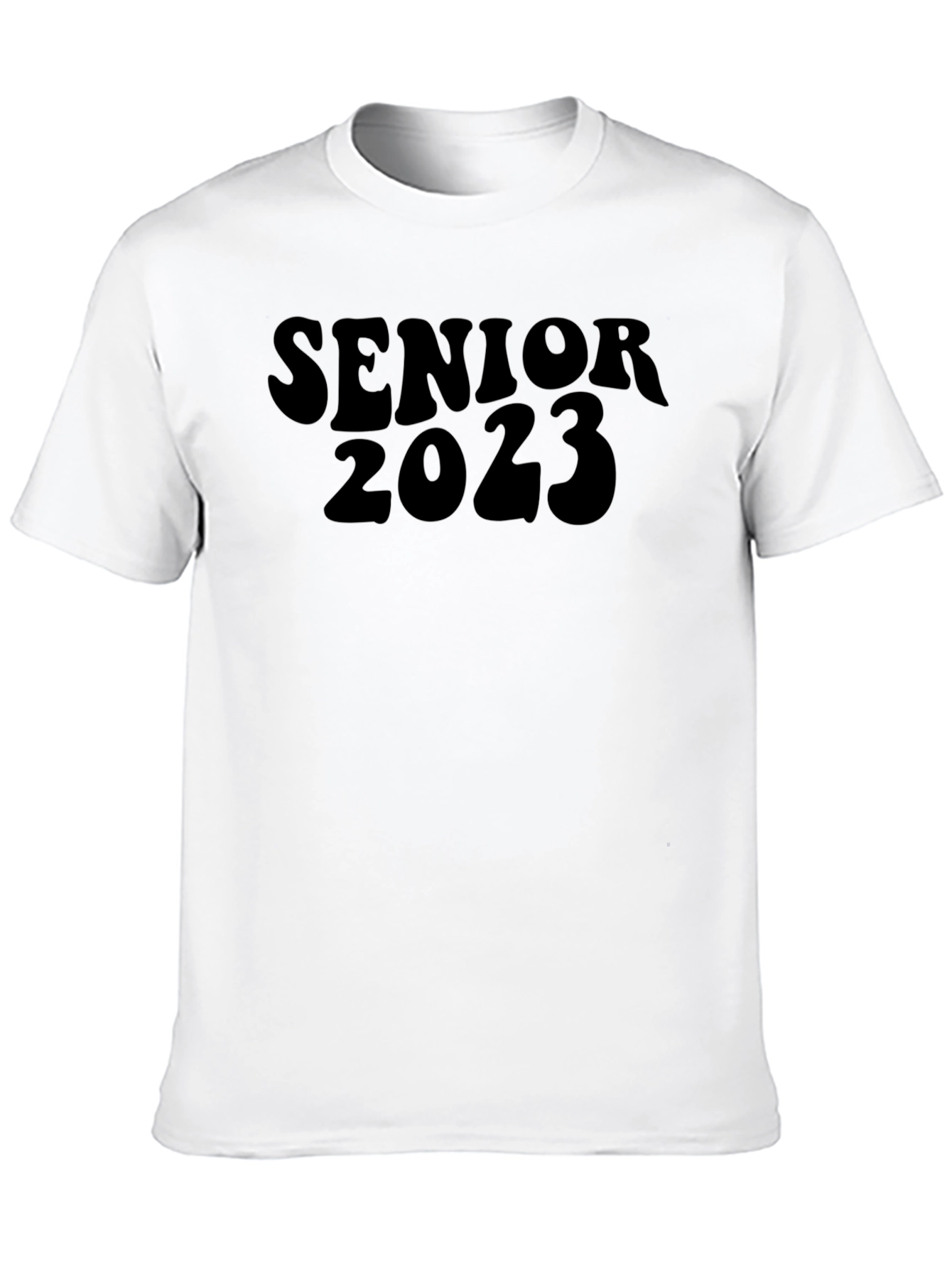 Senior 2023 Black T-Shirt - Graduation Apparel