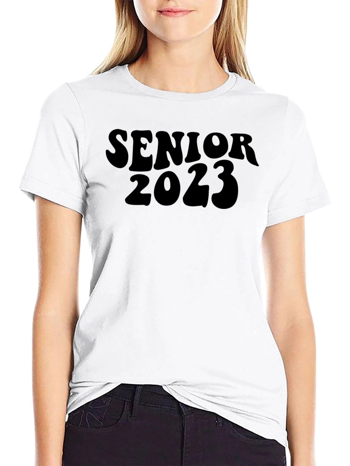 Senior 2023 Black T-Shirt - Graduation Apparel