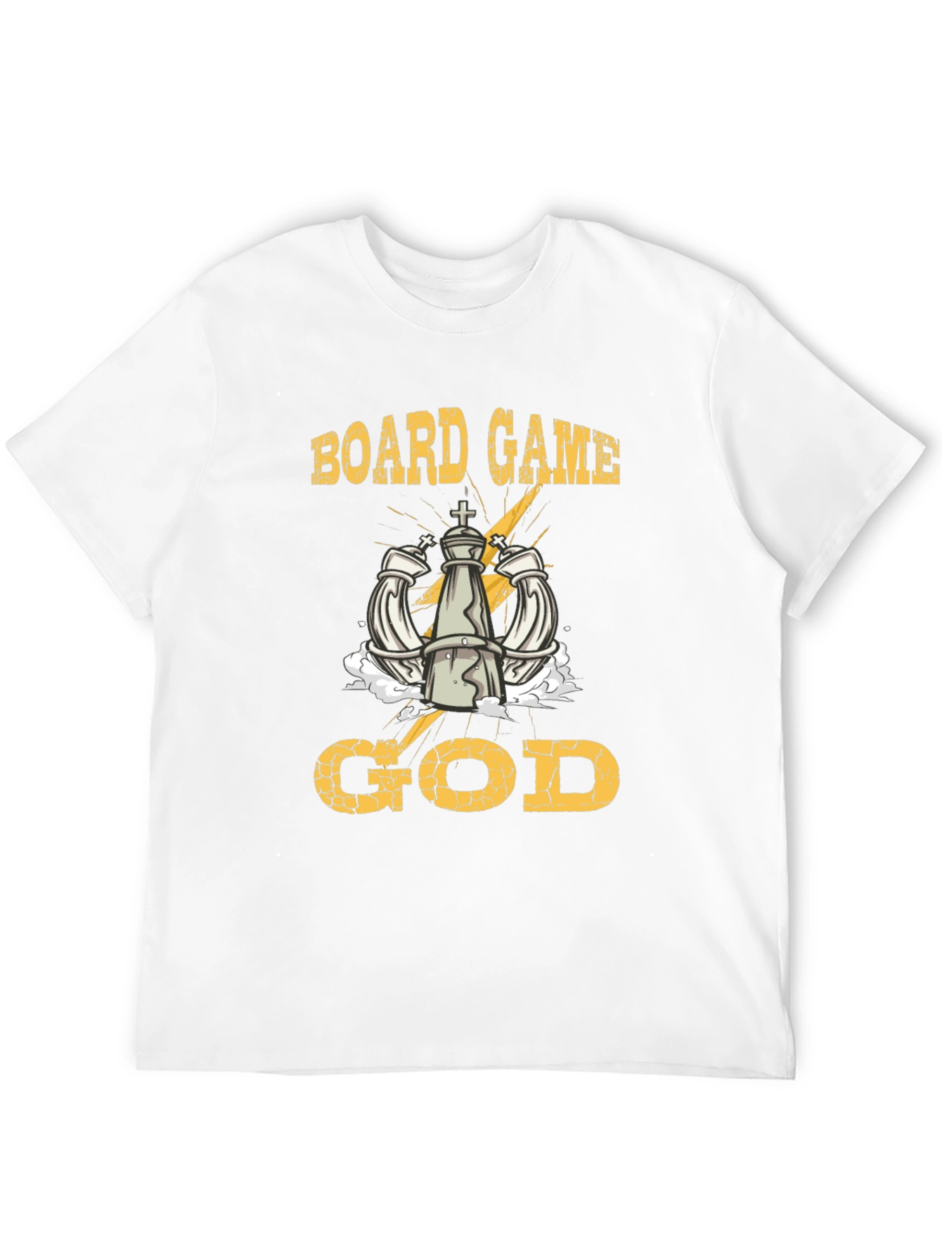 Board Game God Black Graphic Tee