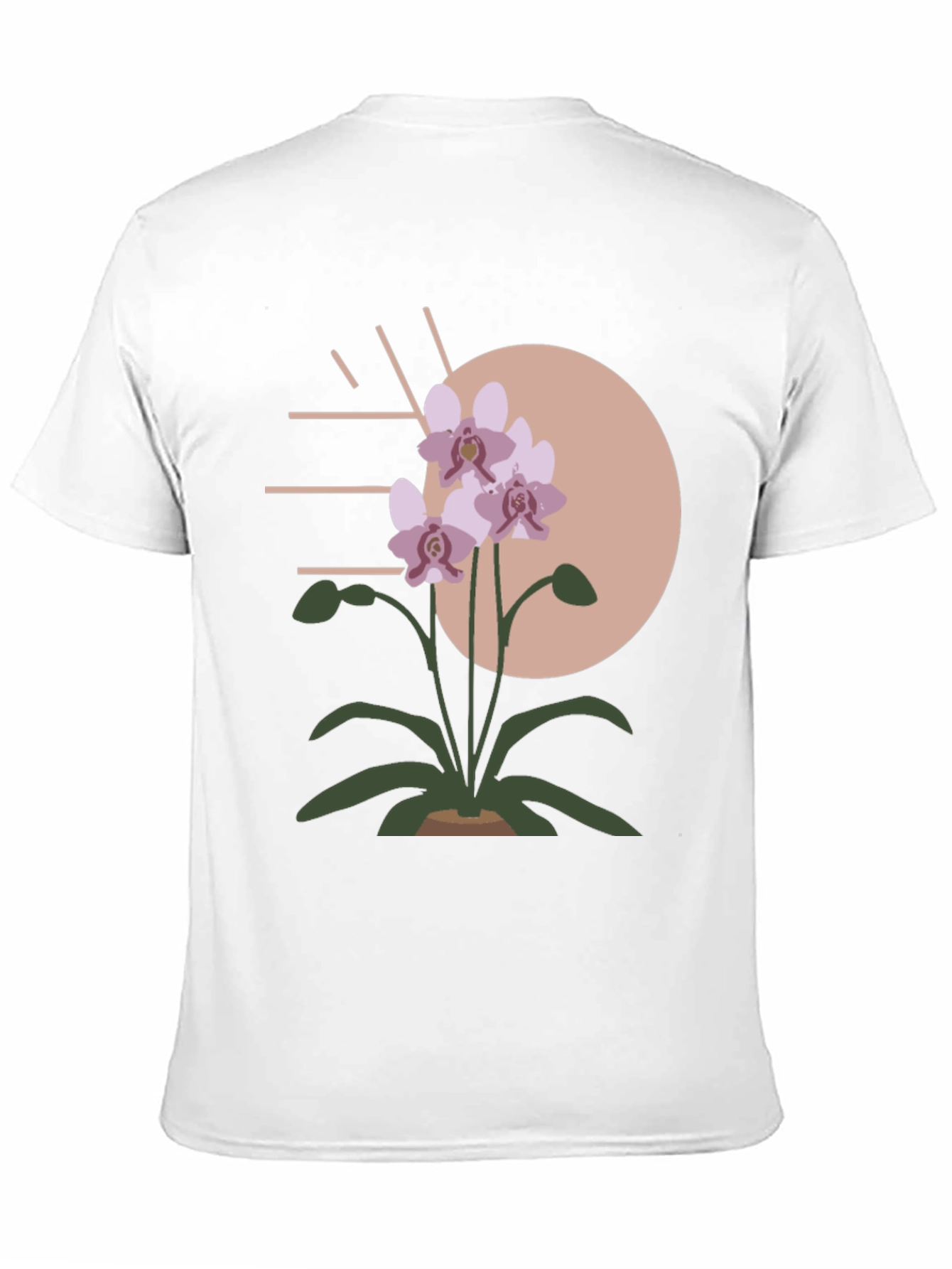 Modern Floral Graphic Tee - Stylish Mens Shirt