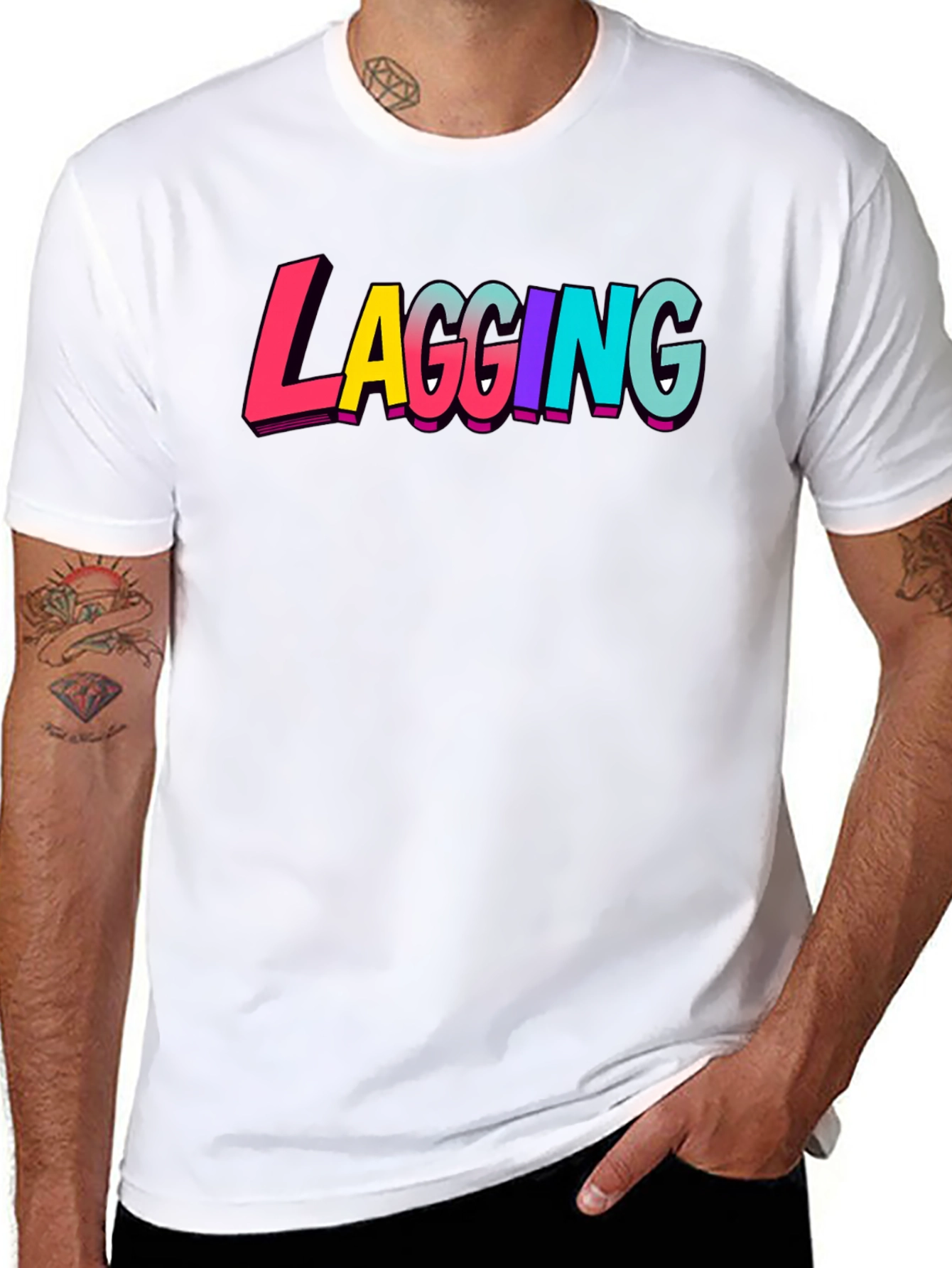 Lagging Graphic Tee - Gamer T-Shirt