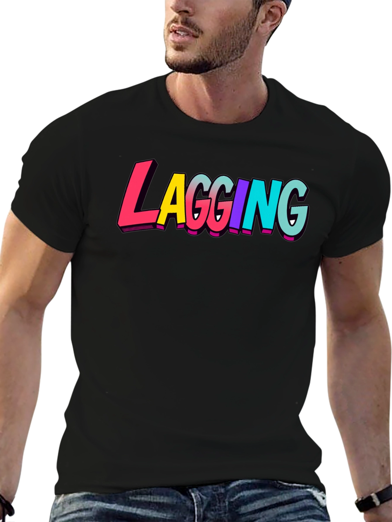 Lagging Graphic Tee - Gamer T-Shirt