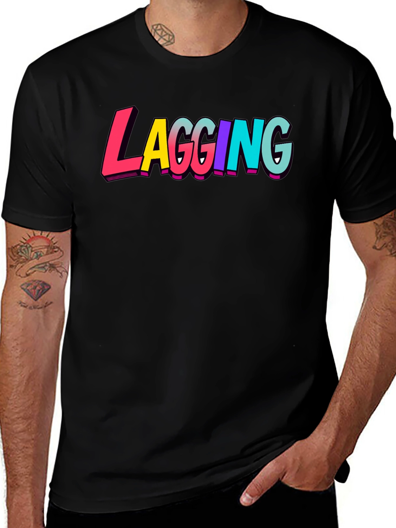 Lagging Graphic Tee - Gamer T-Shirt