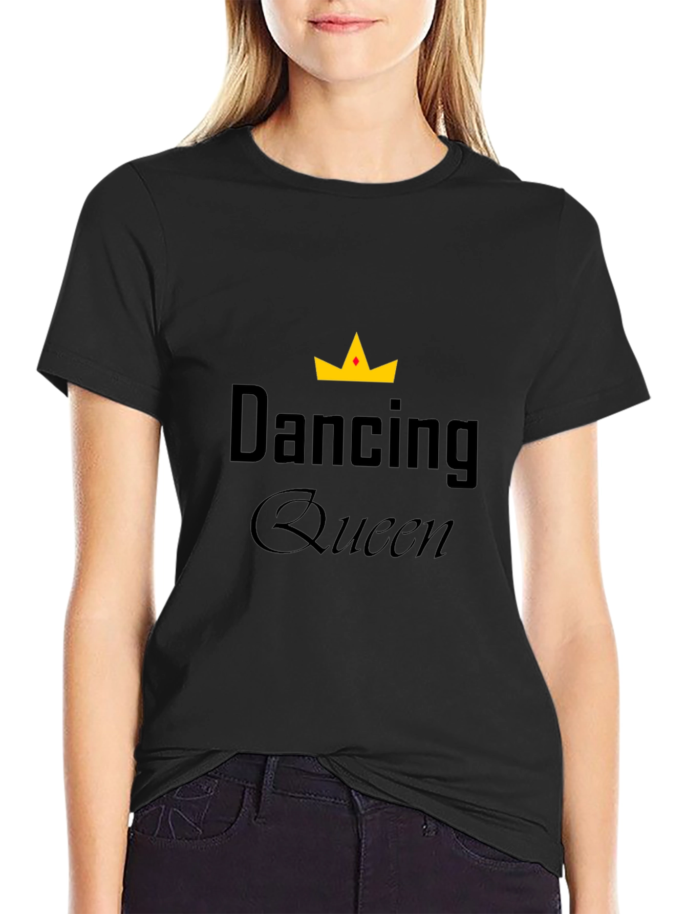 Dancing Queen Black T-Shirt