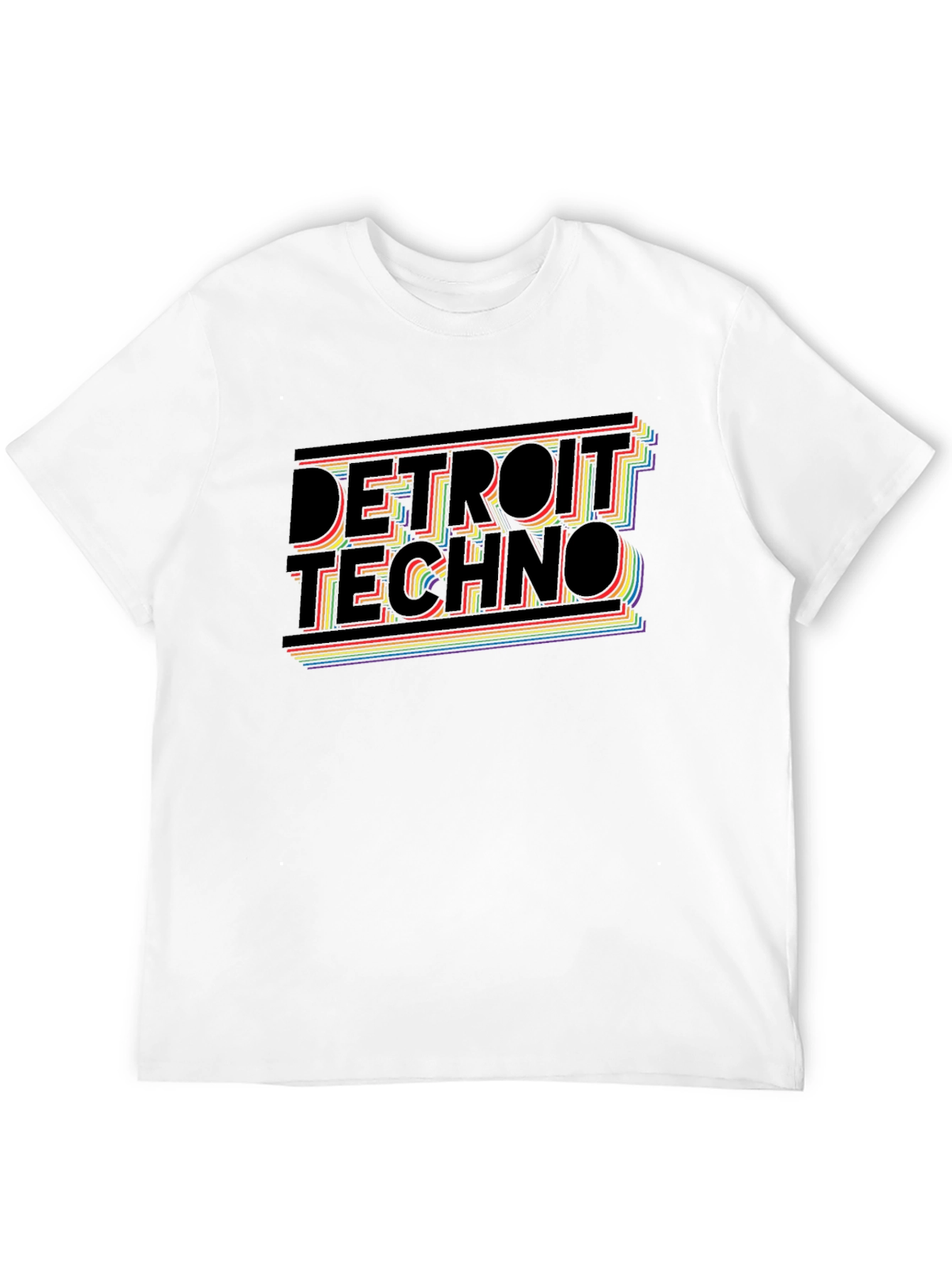 Detroit Techno Retro Graphic T-Shirt