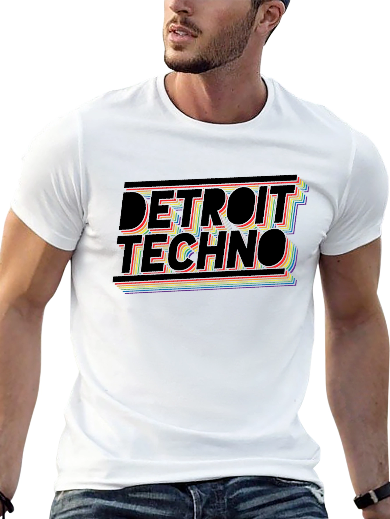 Detroit Techno Retro Graphic T-Shirt