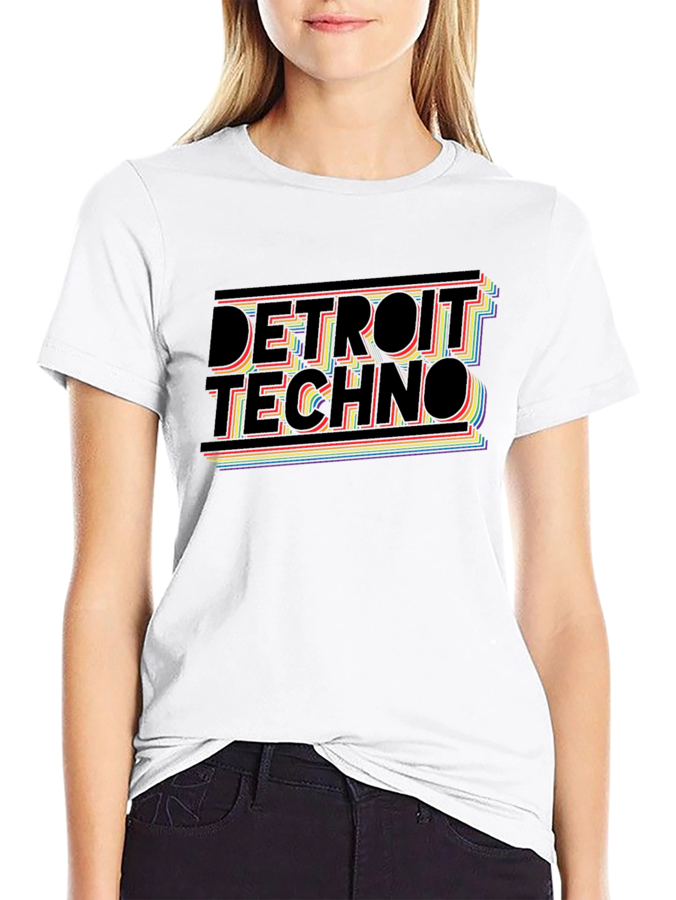 Detroit Techno Retro Graphic T-Shirt