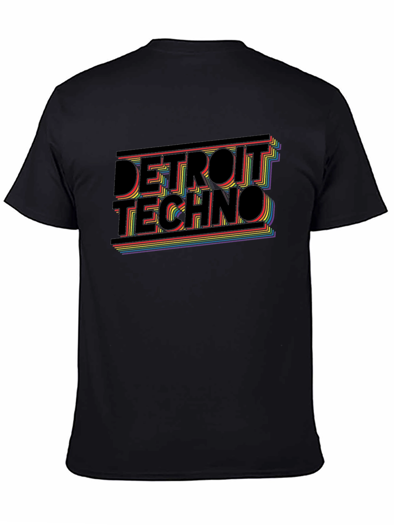 Detroit Techno Retro Graphic T-Shirt