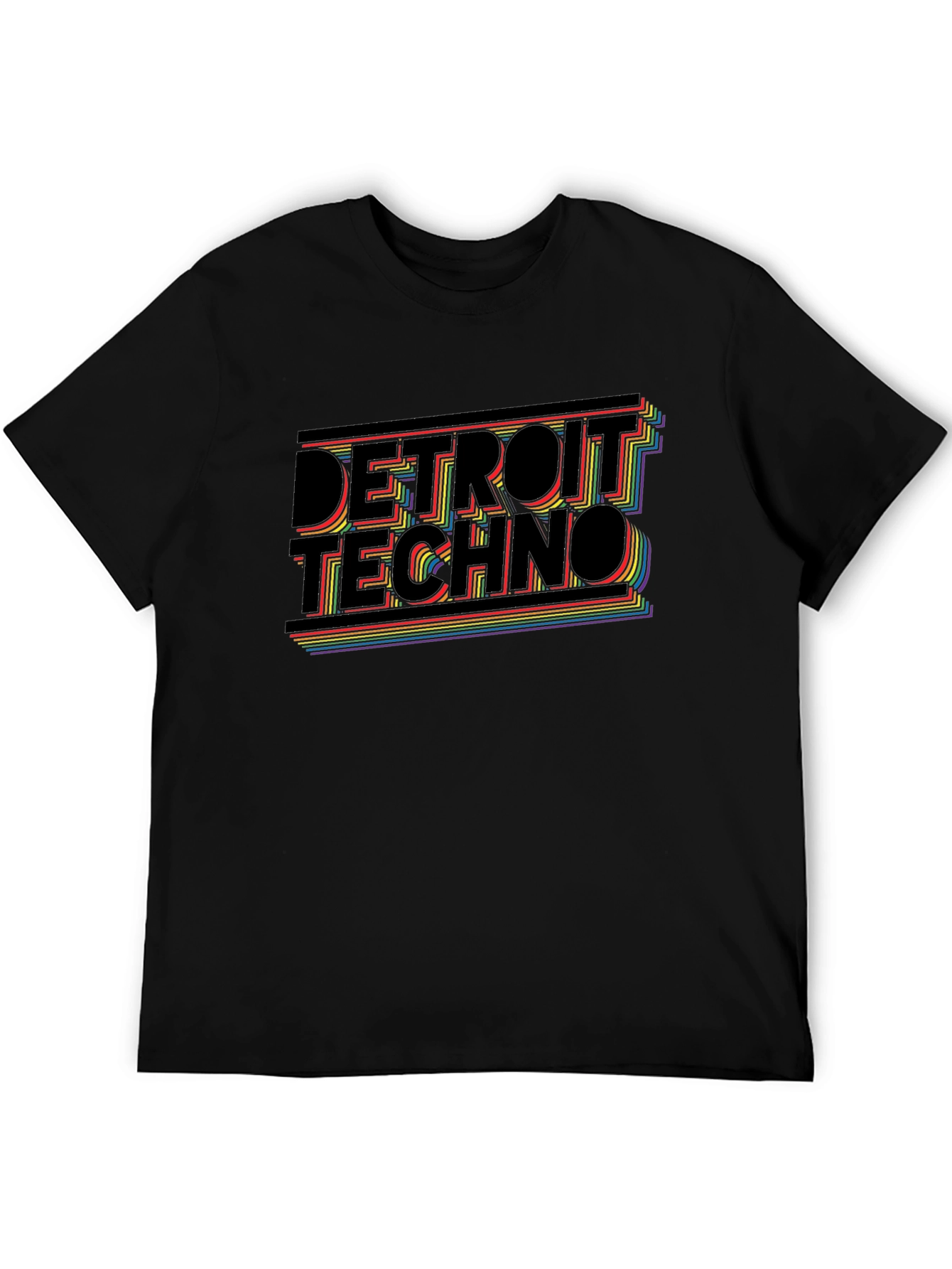 Detroit Techno Retro Graphic T-Shirt
