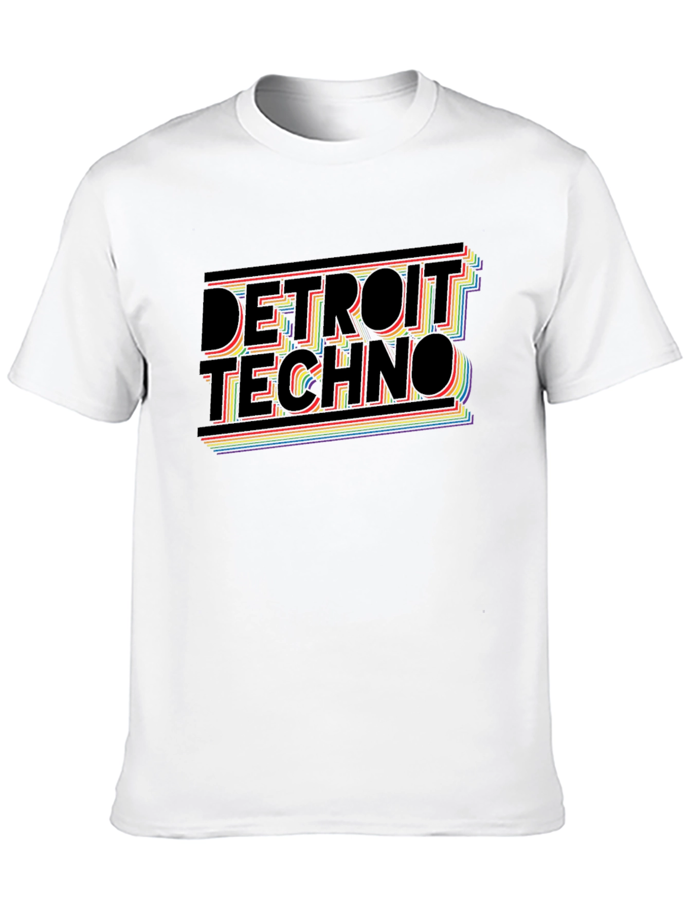 Detroit Techno Retro Graphic T-Shirt