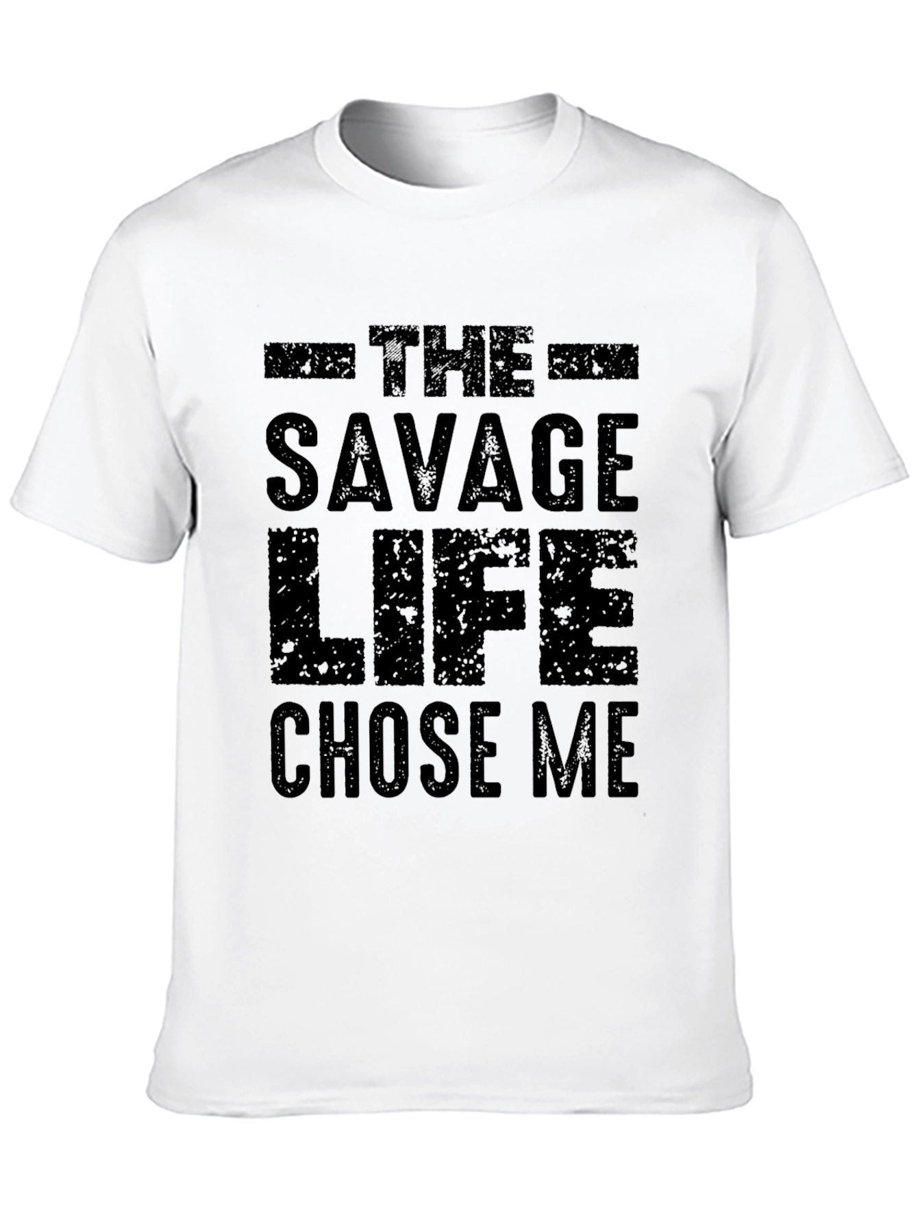 Savage Life T-Shirt - Mens Black Graphic Tee