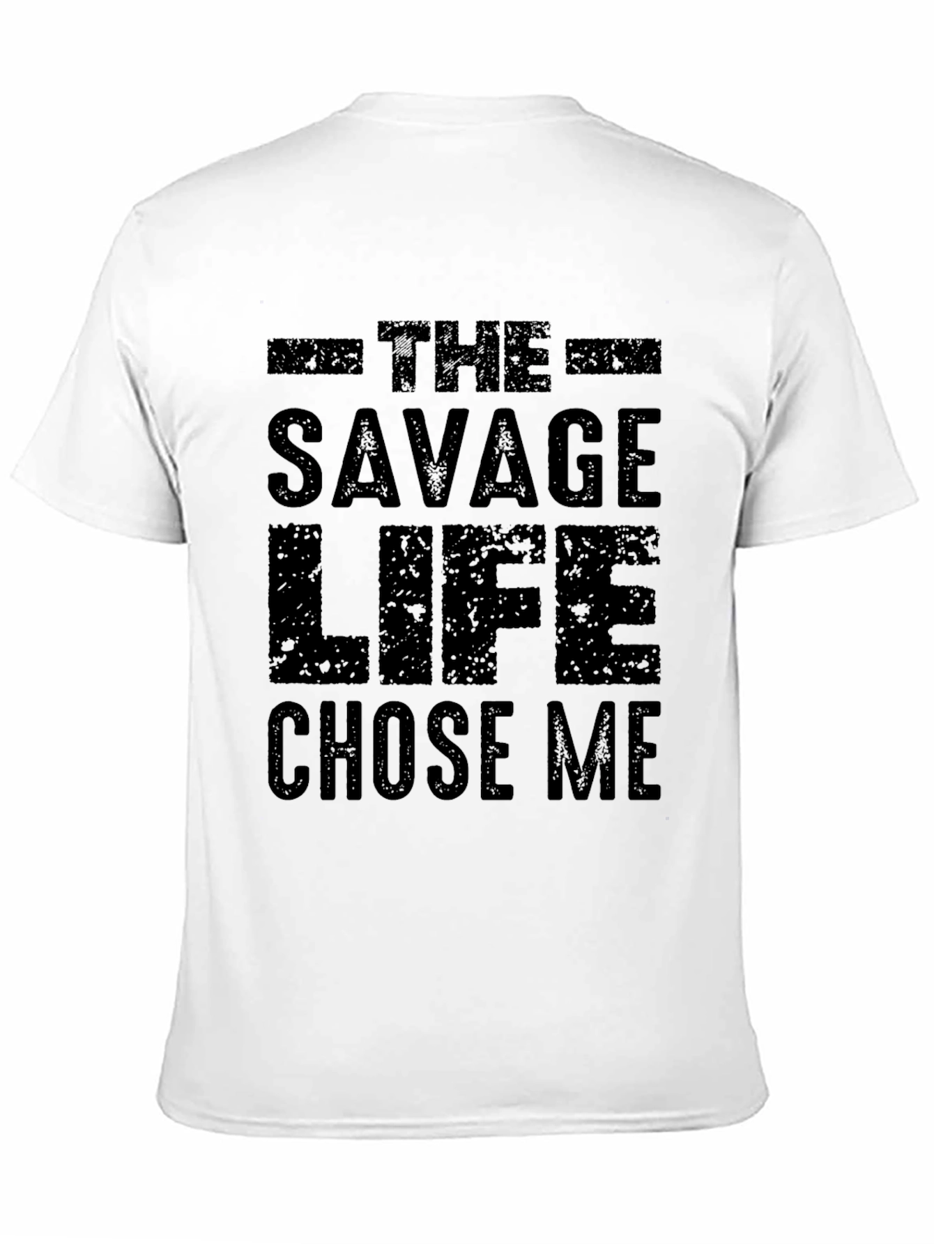 Savage Life T-Shirt - Mens Black Graphic Tee