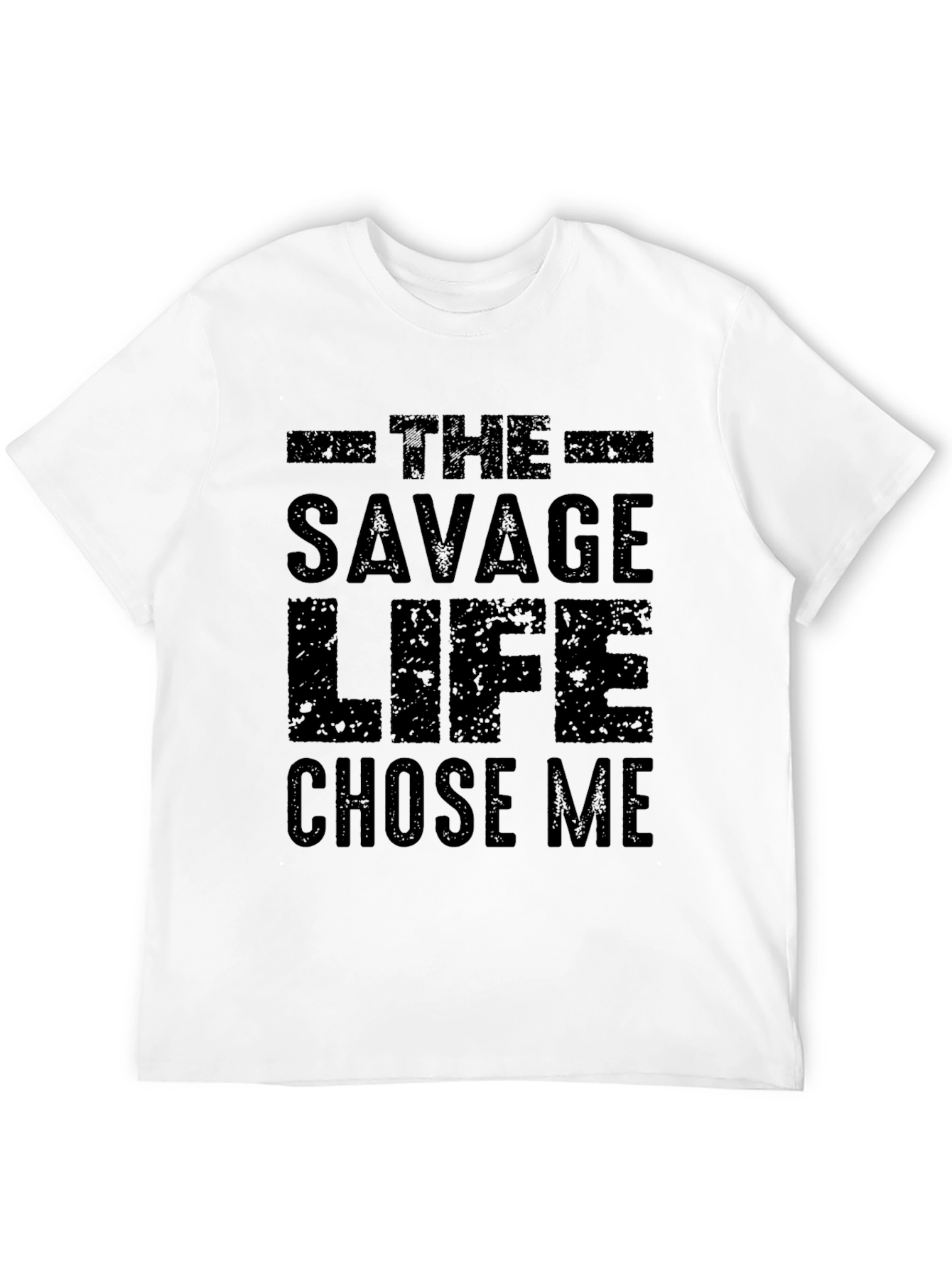 Savage Life T-Shirt - Mens Black Graphic Tee
