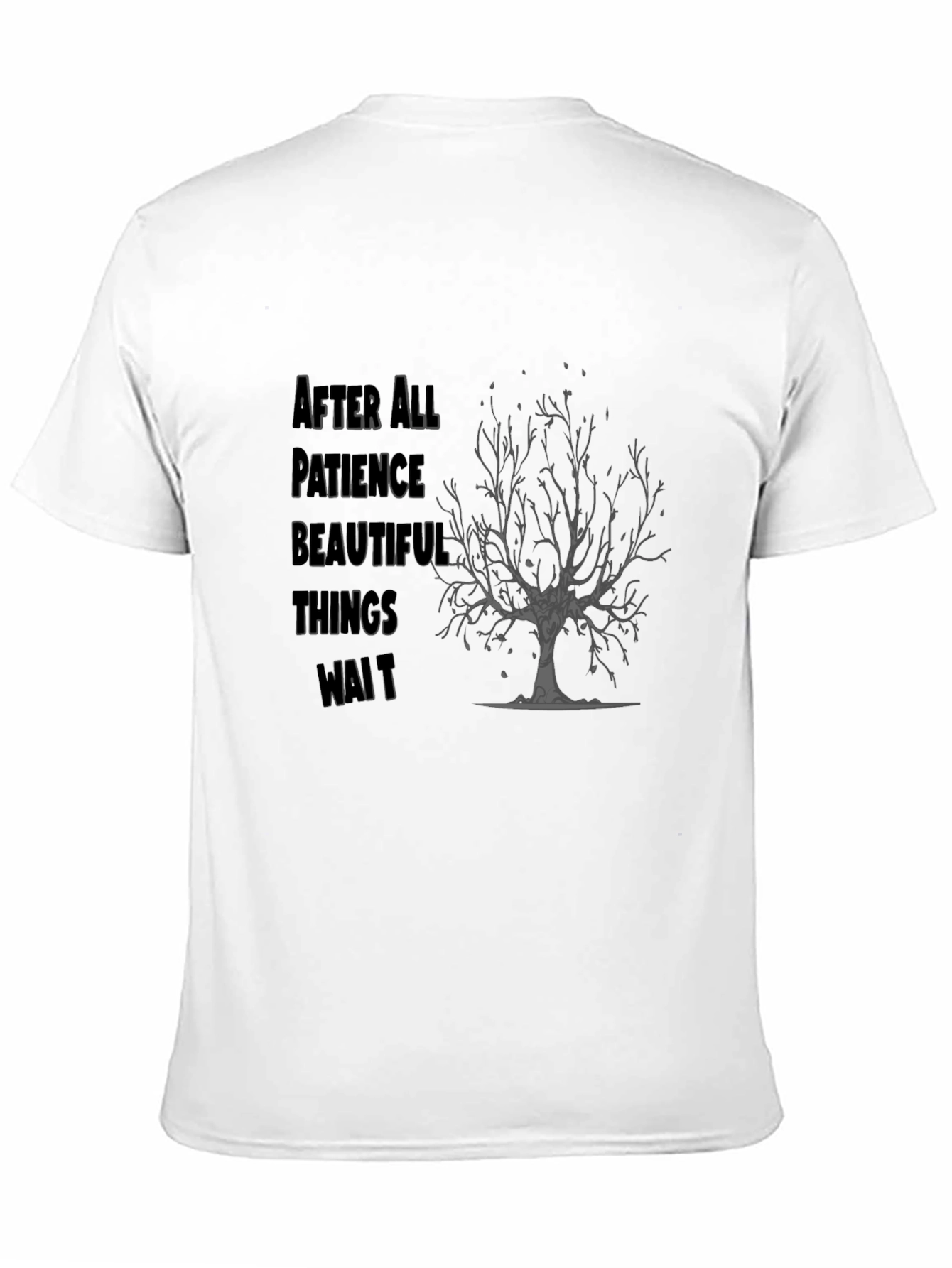 Patience Tree Graphic T-Shirt - Comfort Fit