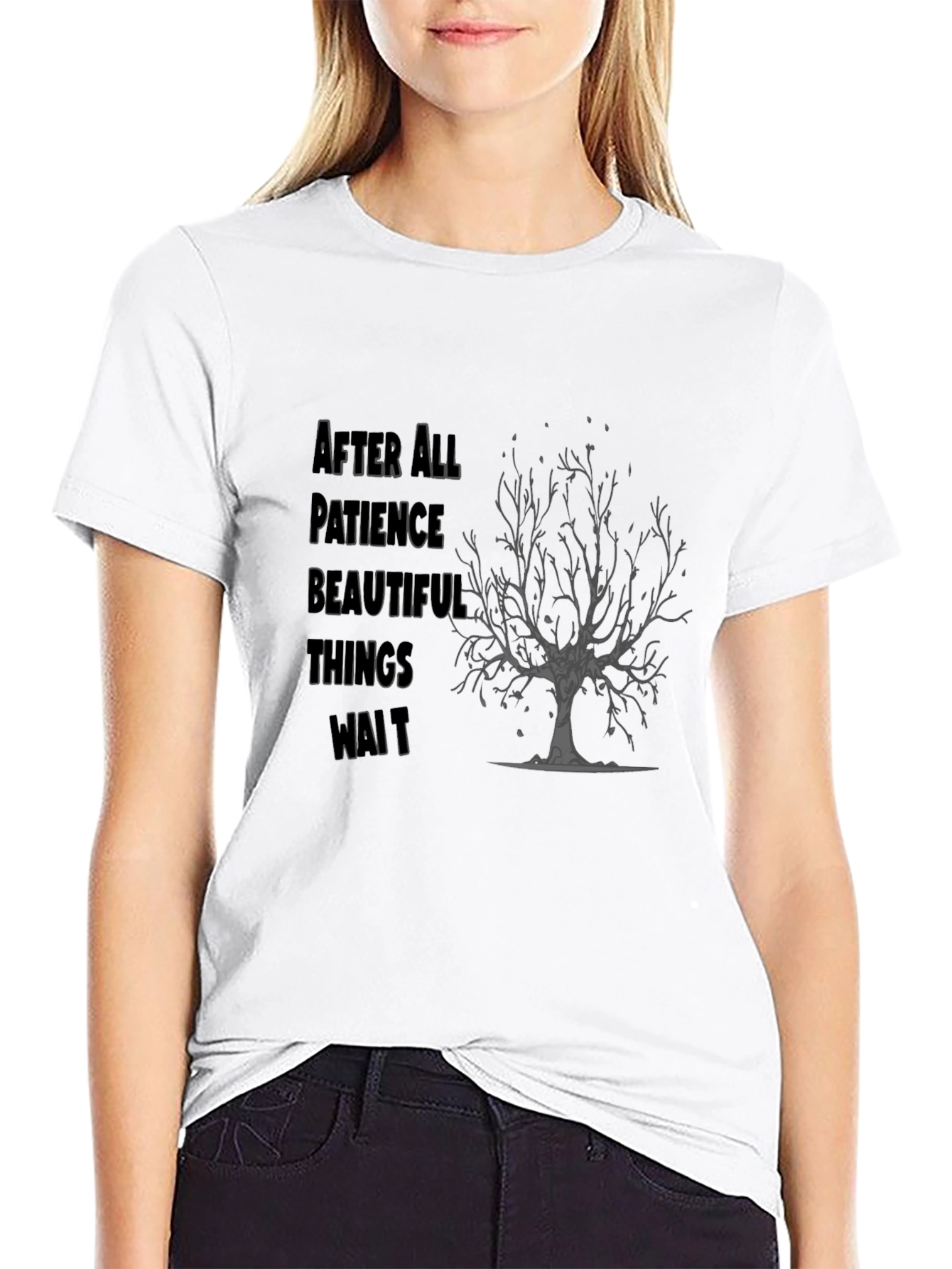 Patience Tree Graphic T-Shirt - Comfort Fit