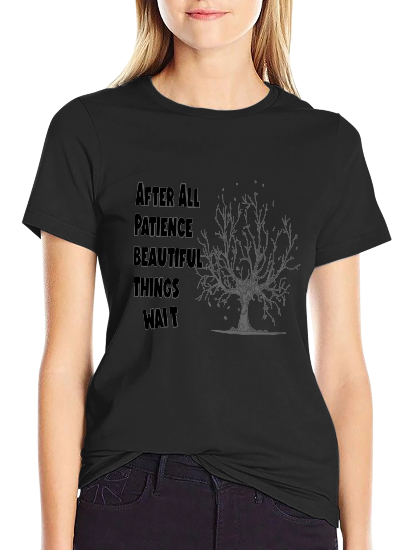 Patience Tree Graphic T-Shirt - Comfort Fit