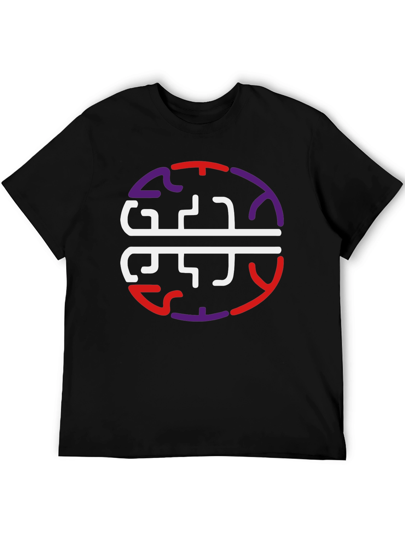 Brain Circuit Graphic Tee - Black