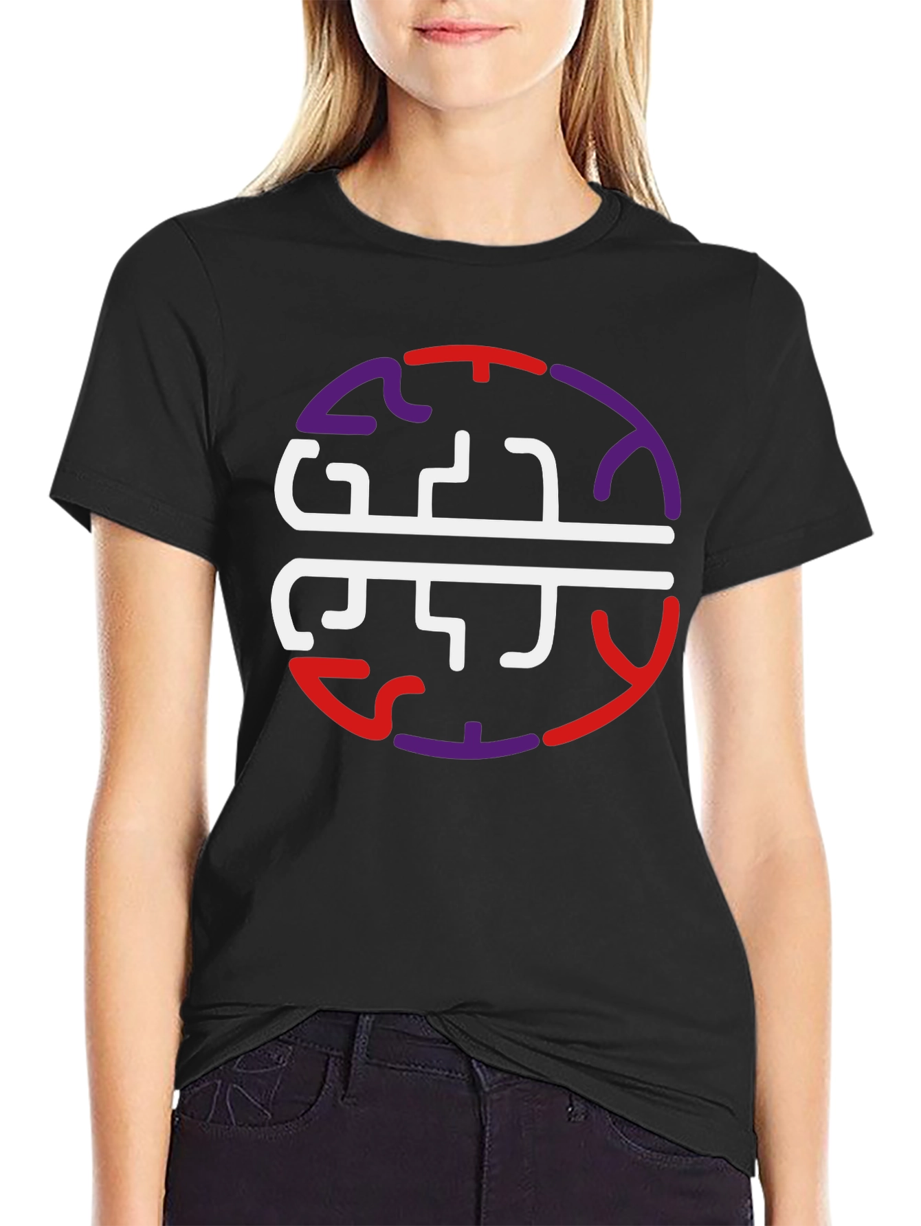 Brain Circuit Graphic Tee - Black