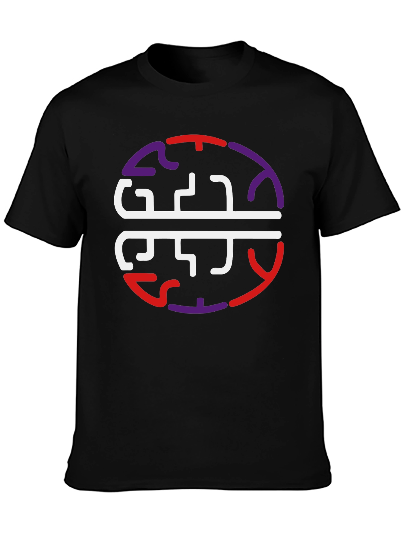 Brain Circuit Graphic Tee - Black