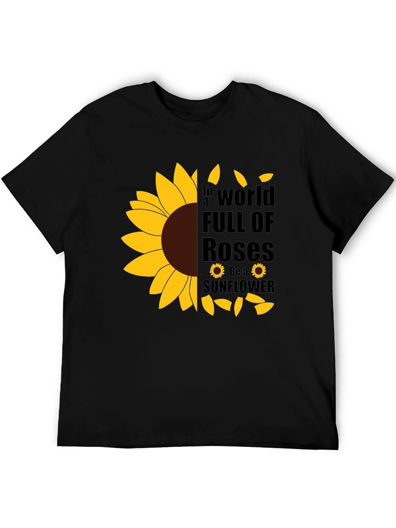 Sunflower Graphic T-Shirt - Be a Sunflower